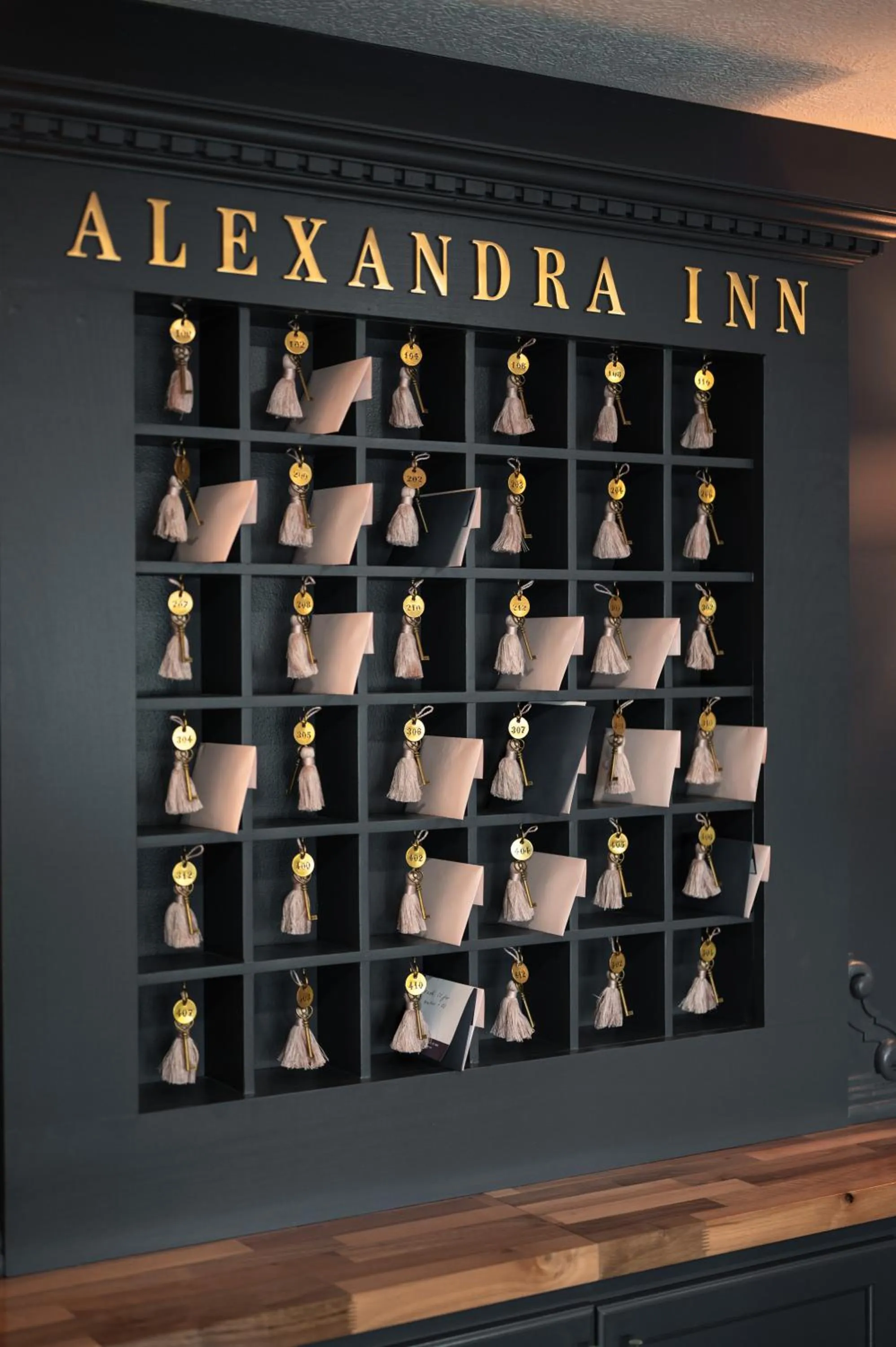 Lobby or reception in Alexandra Inn