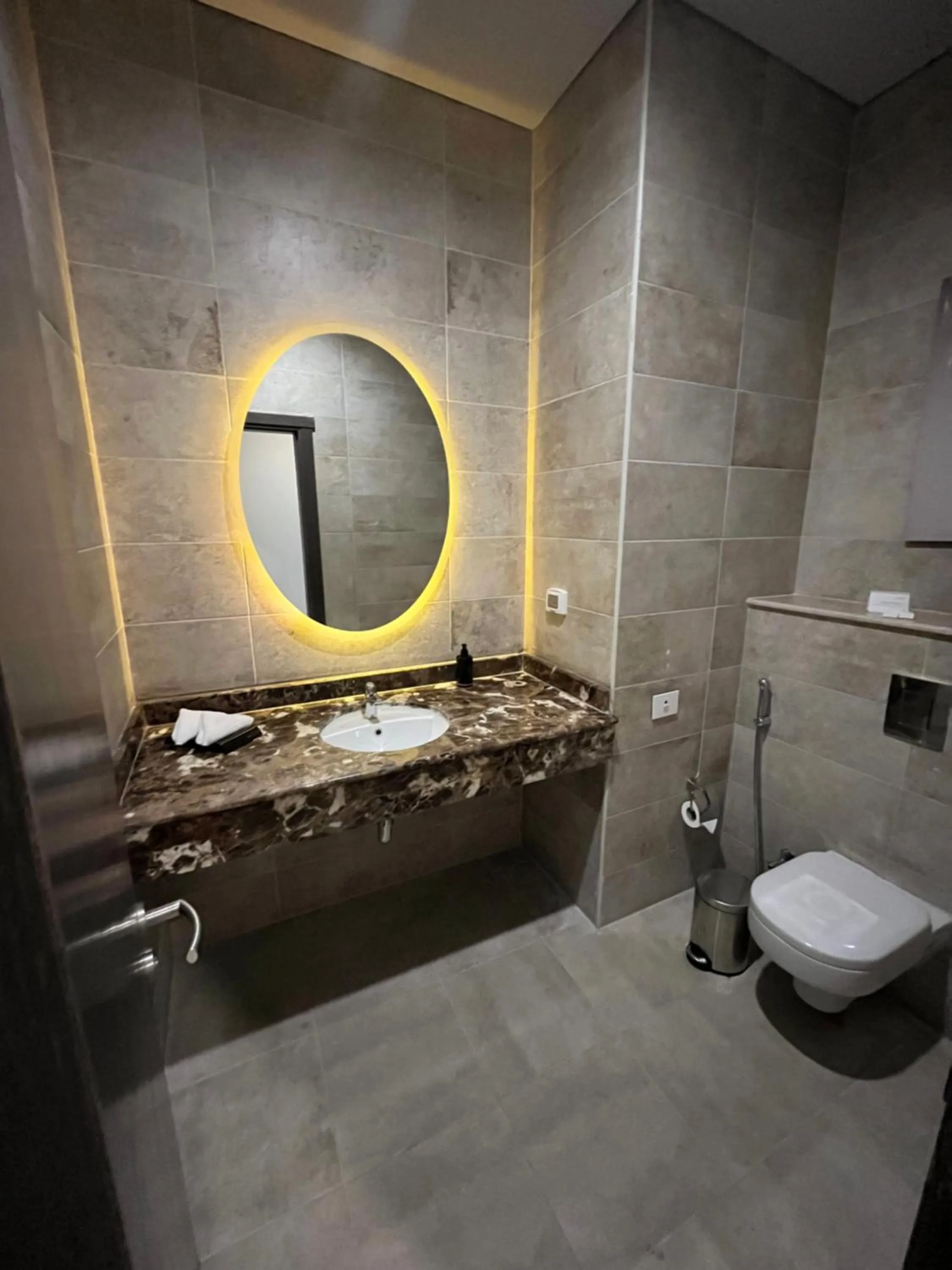 Bathroom in Tolip Olympic International City