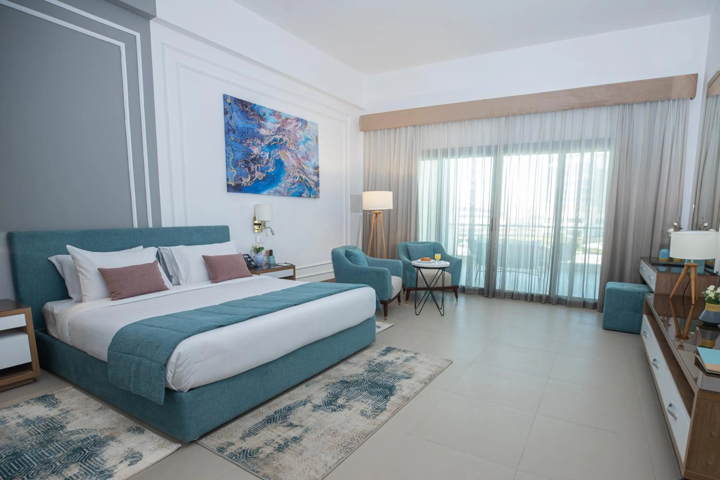 Bedroom, Bed in Tolip Olympic International City