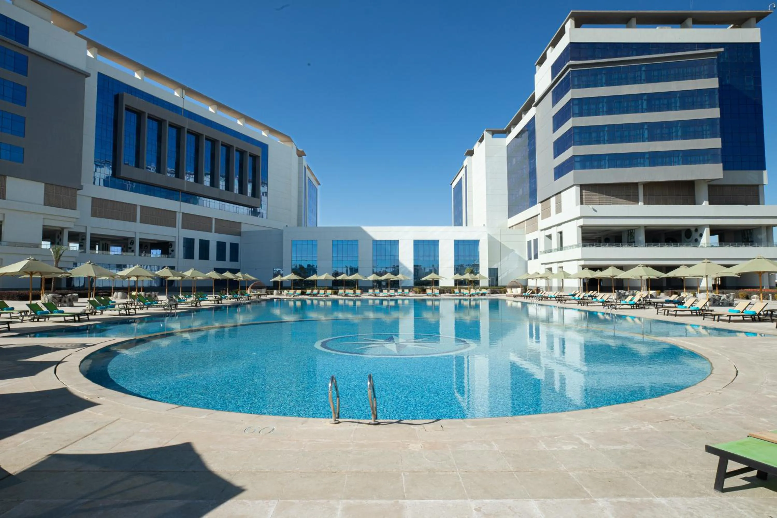Pool view in Tolip Olympic International City