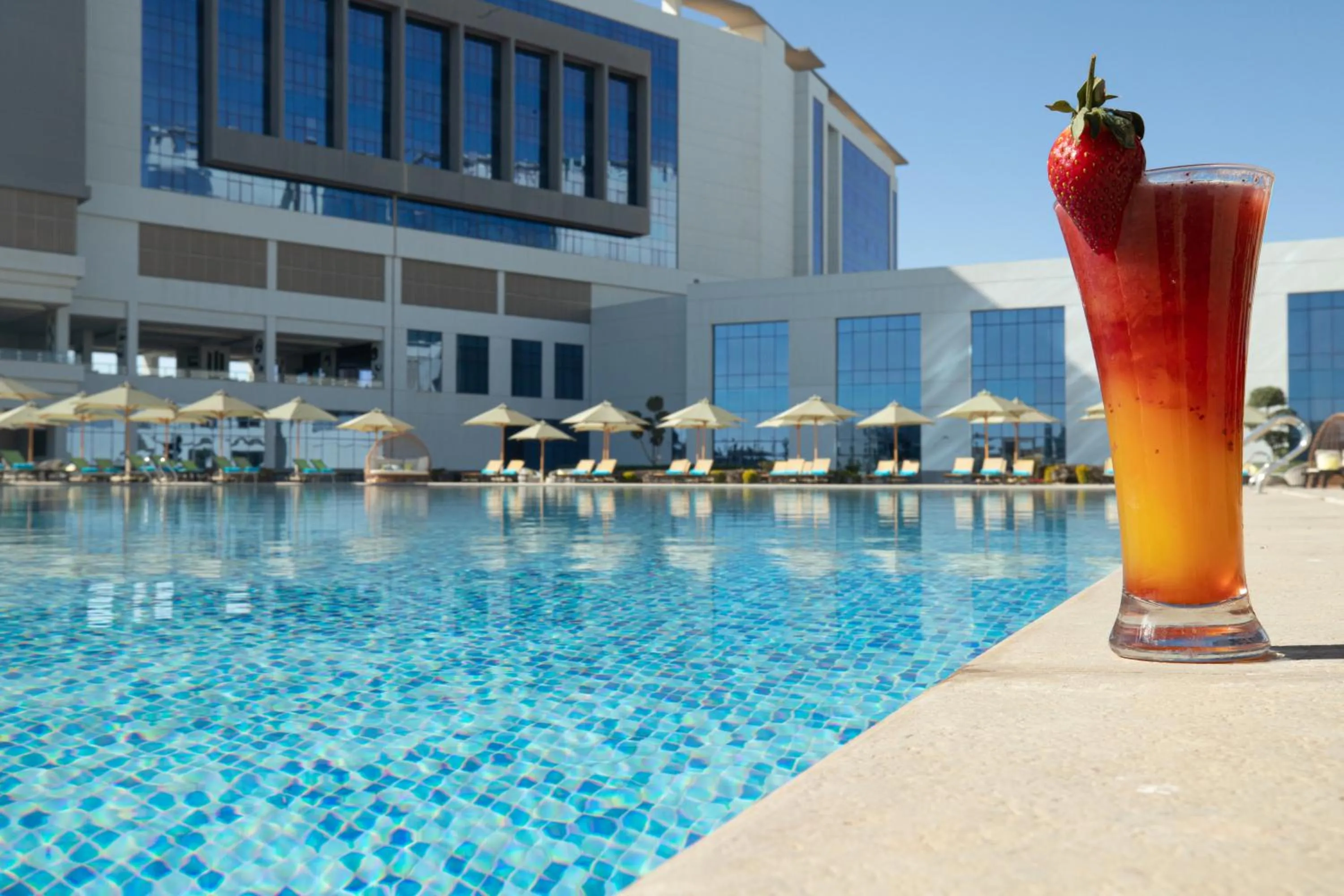 Pool view in Tolip Olympic International City