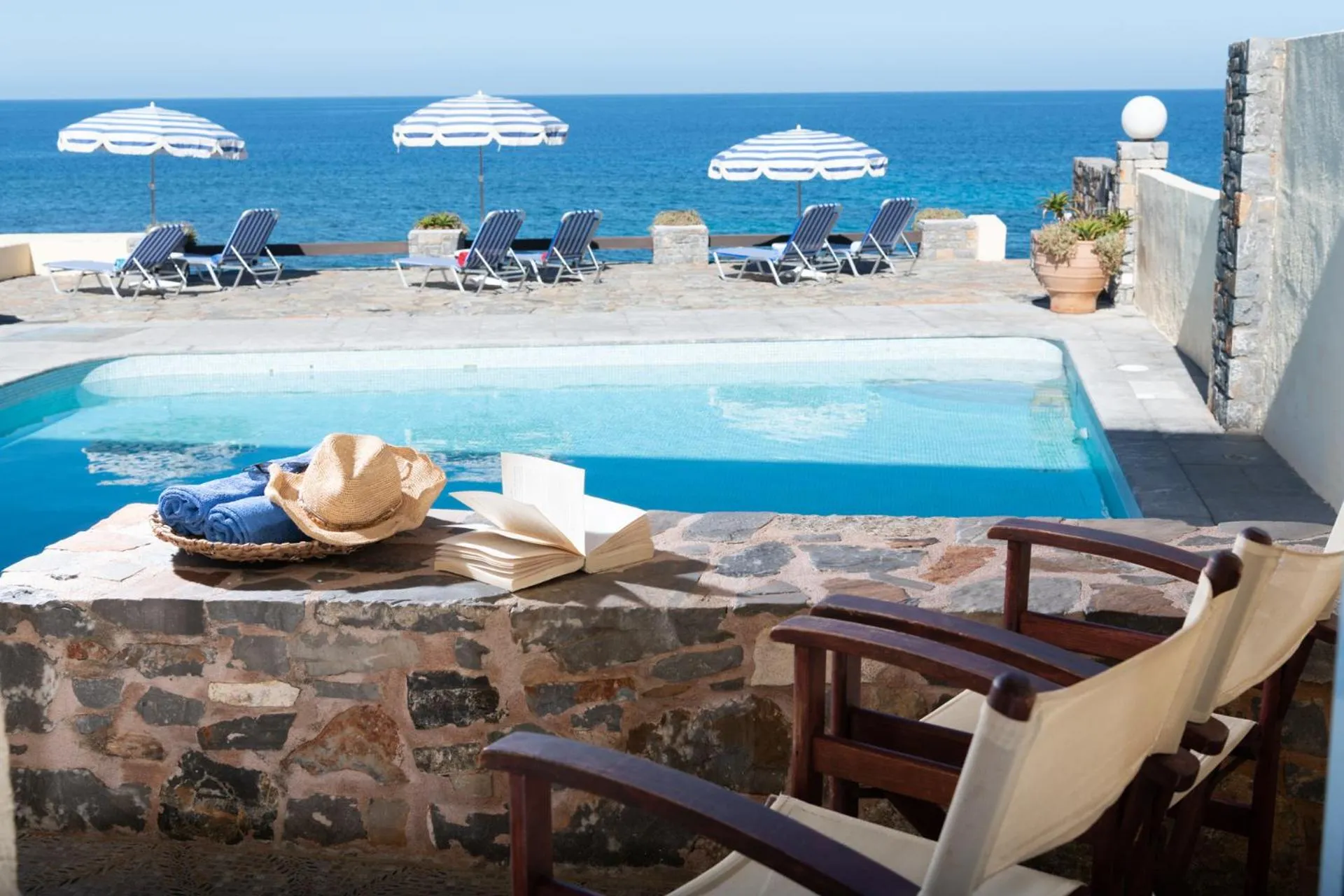 Balcony/Terrace in Porto Sisi Hotel Apartments