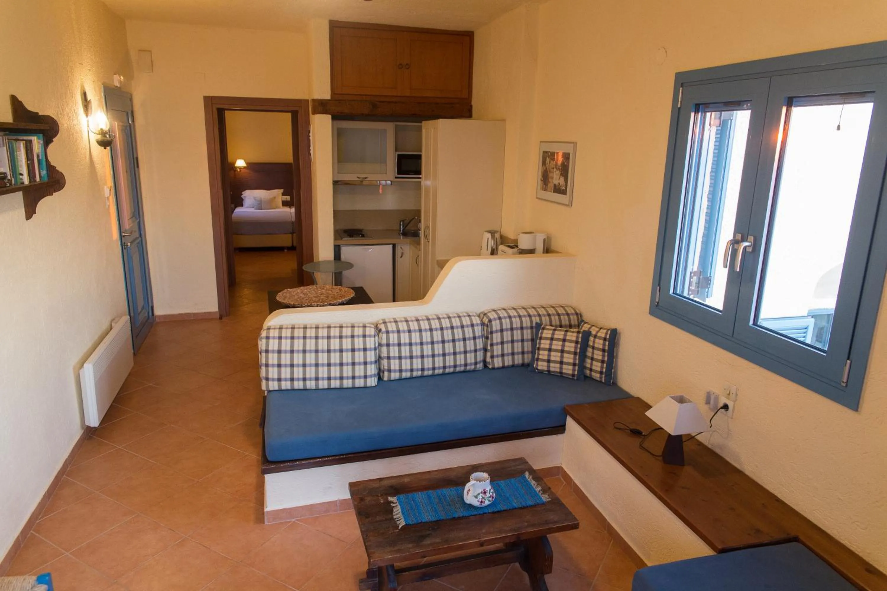 Kitchen or kitchenette in Porto Sisi Hotel Apartments