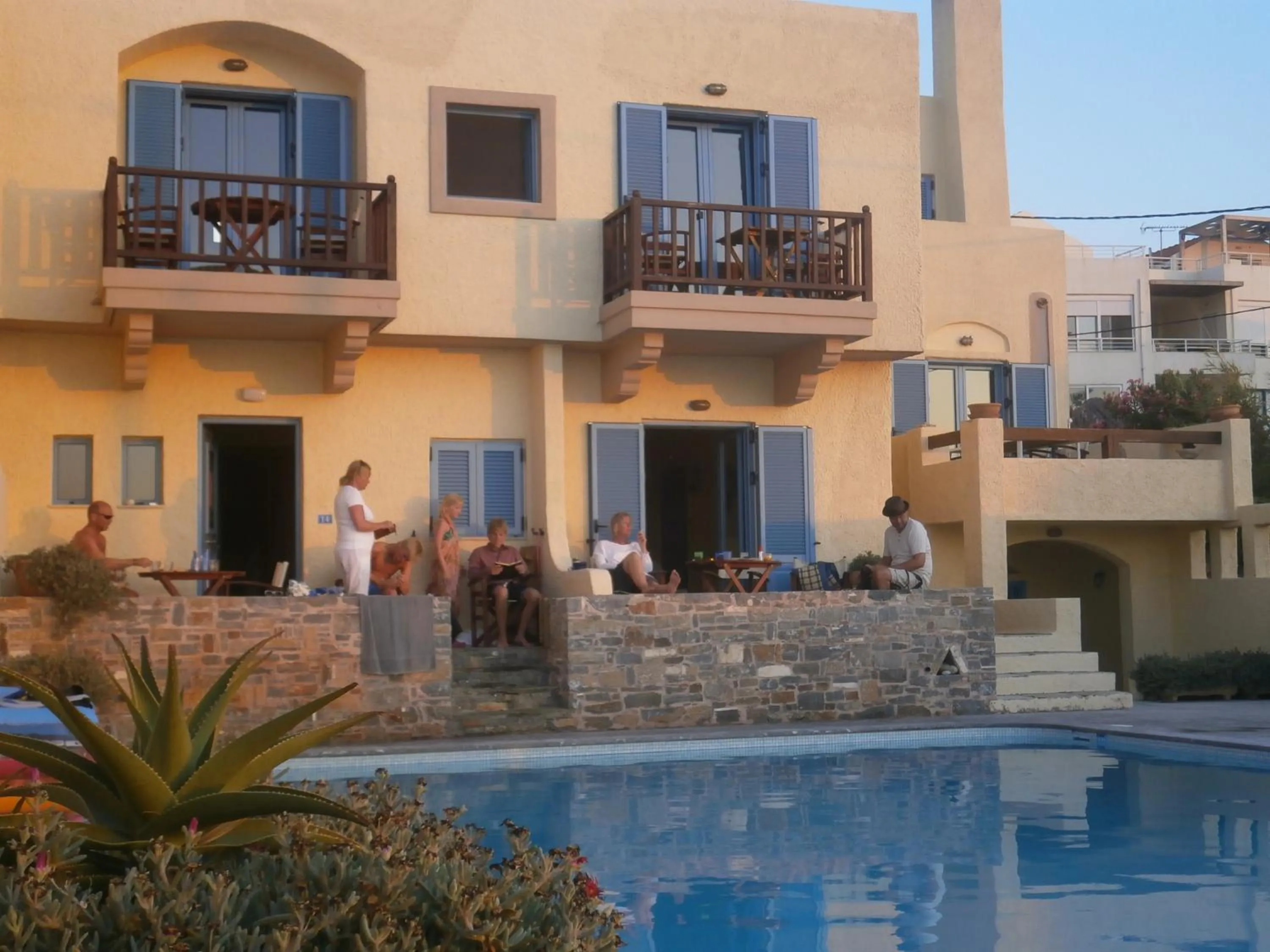 Property building in Porto Sisi Hotel Apartments