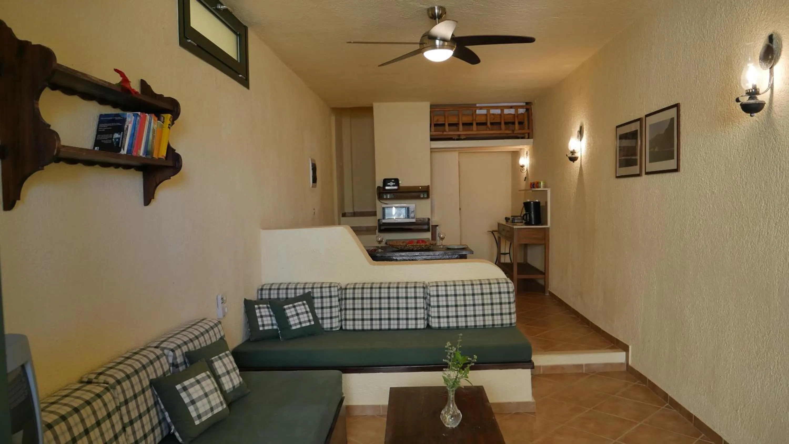 Library in Porto Sisi Hotel Apartments