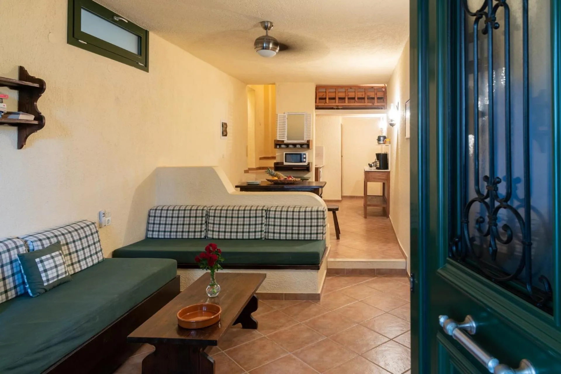 Seating area in Porto Sisi Hotel Apartments