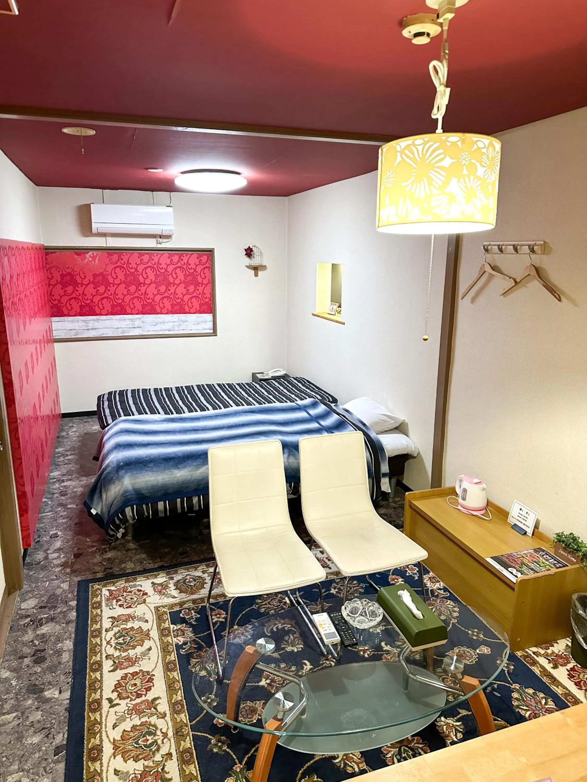 Bed in Hotel Rakusai