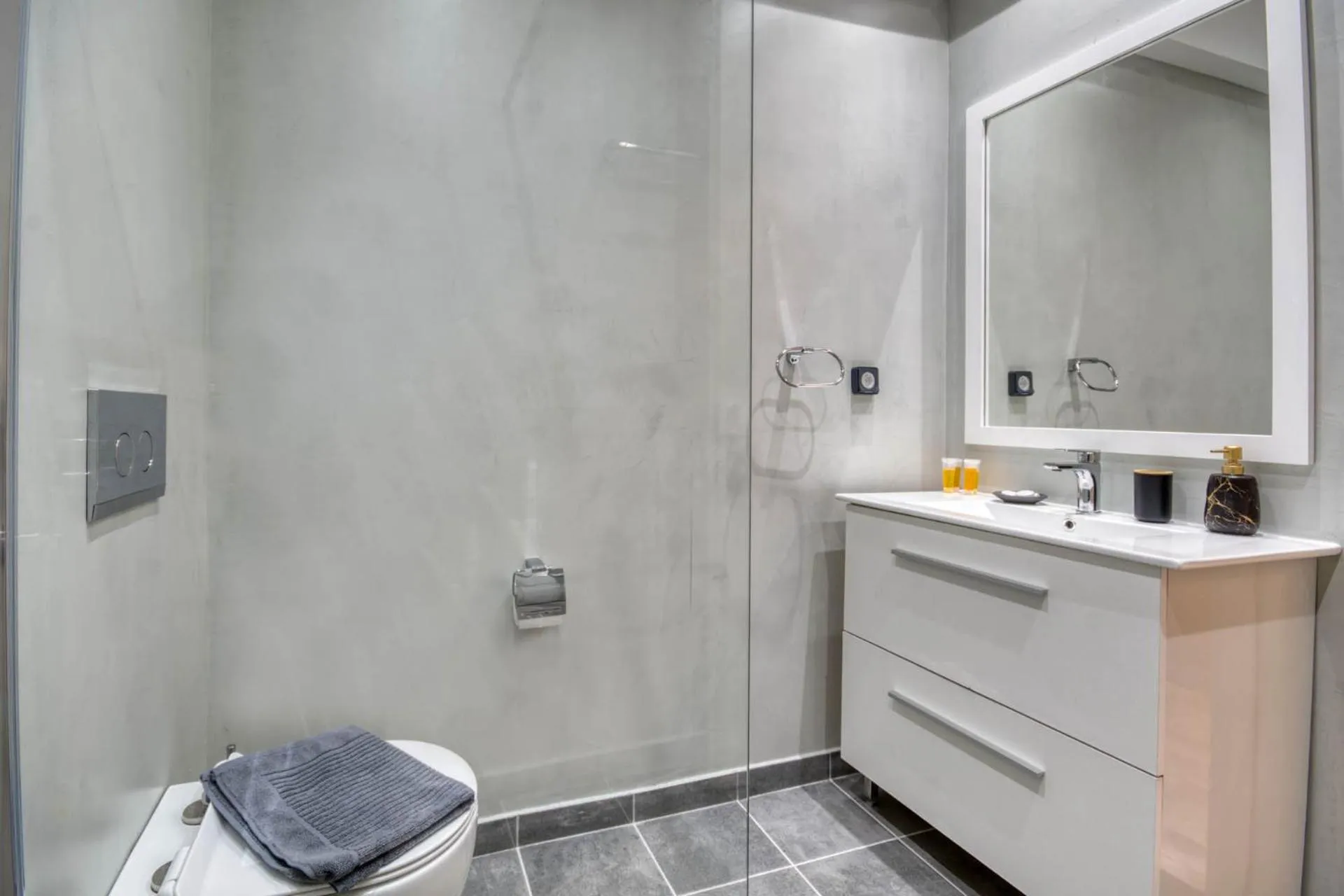 Bathroom in Rhodes Island Elli Beach Apartments