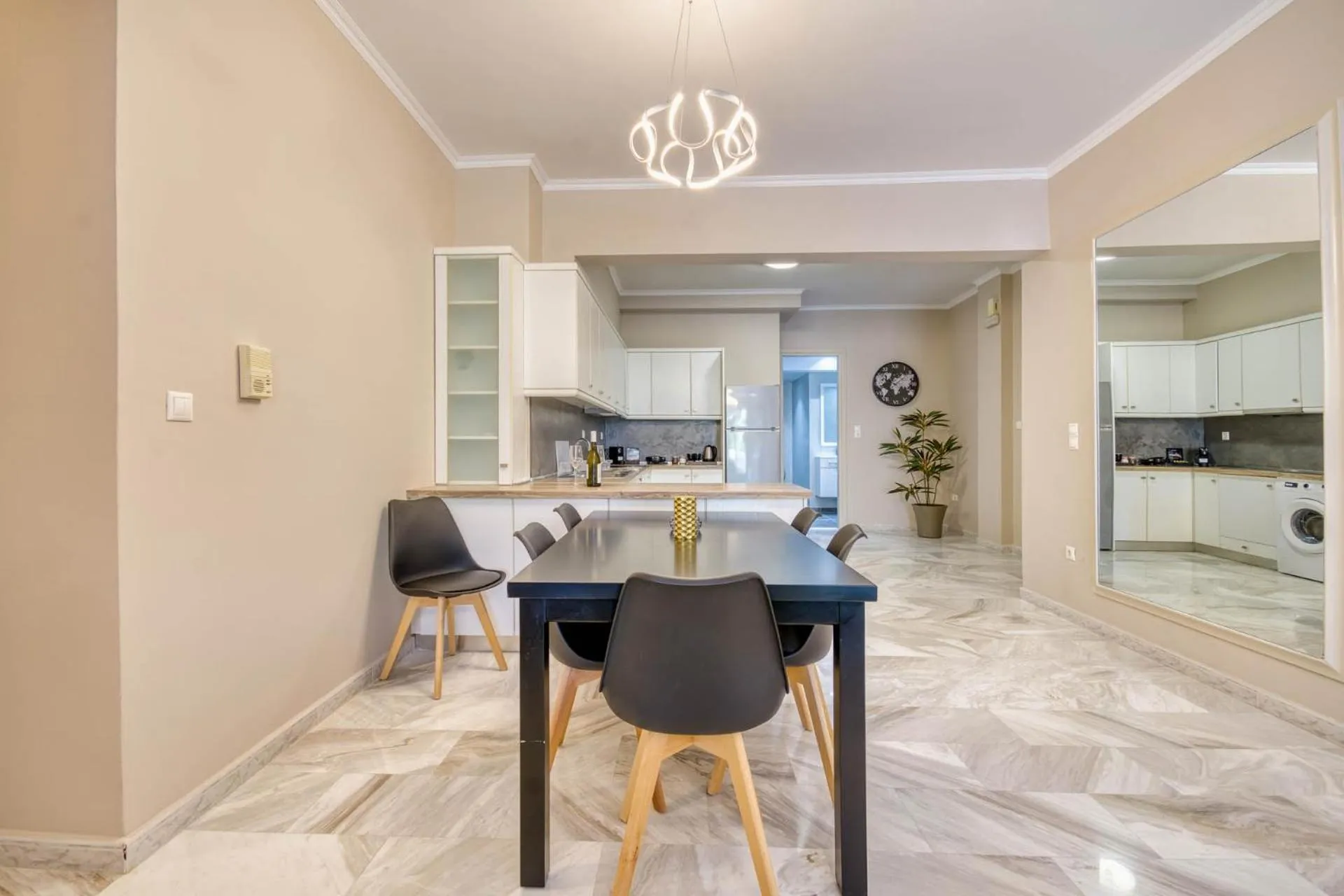 Kitchen or kitchenette in Rhodes Island Elli Beach Apartments