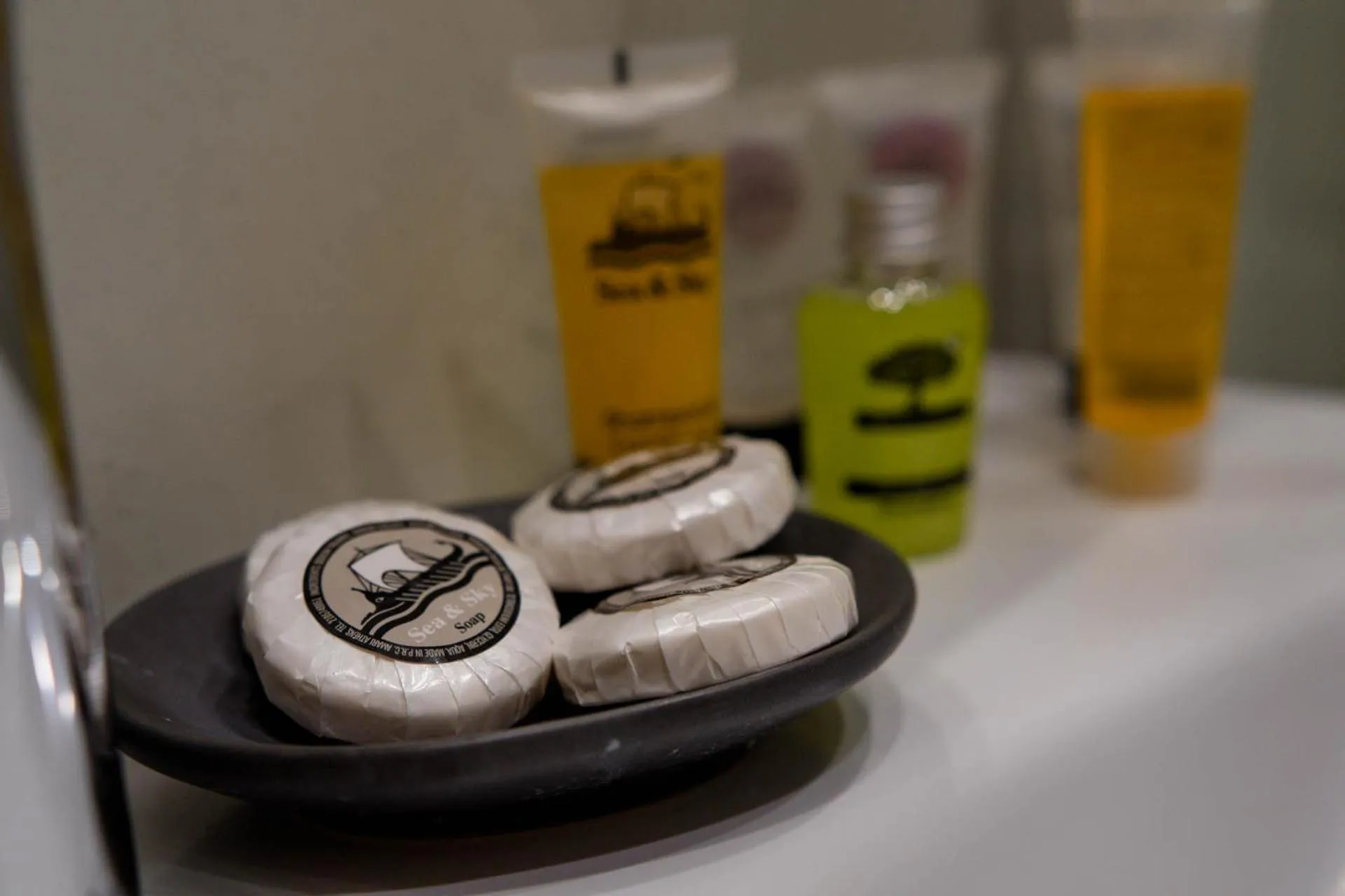Bathroom in Rhodes Island Elli Beach Apartments