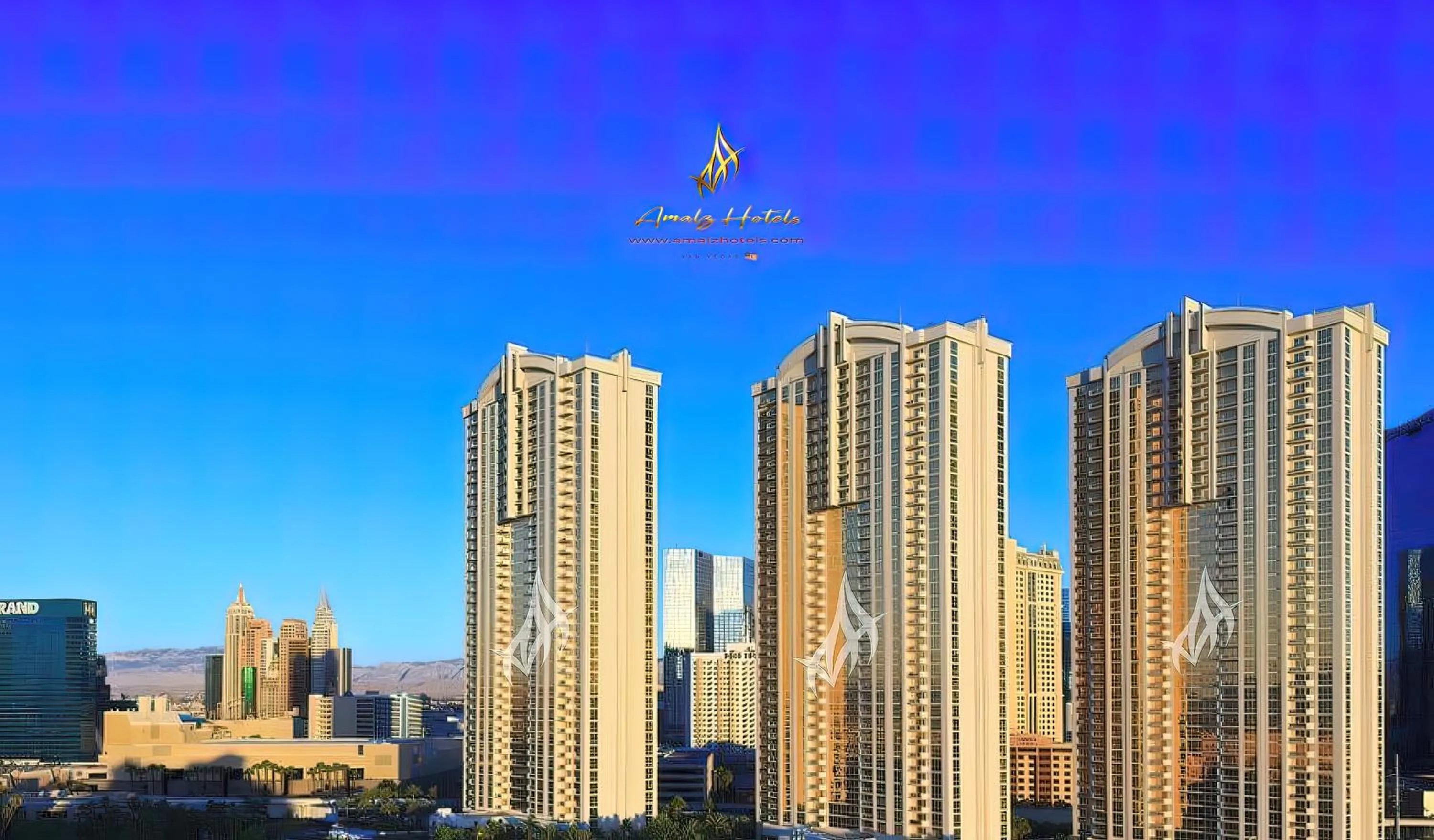 Property building in Amalz Balcony Suites at Mgm Signature !