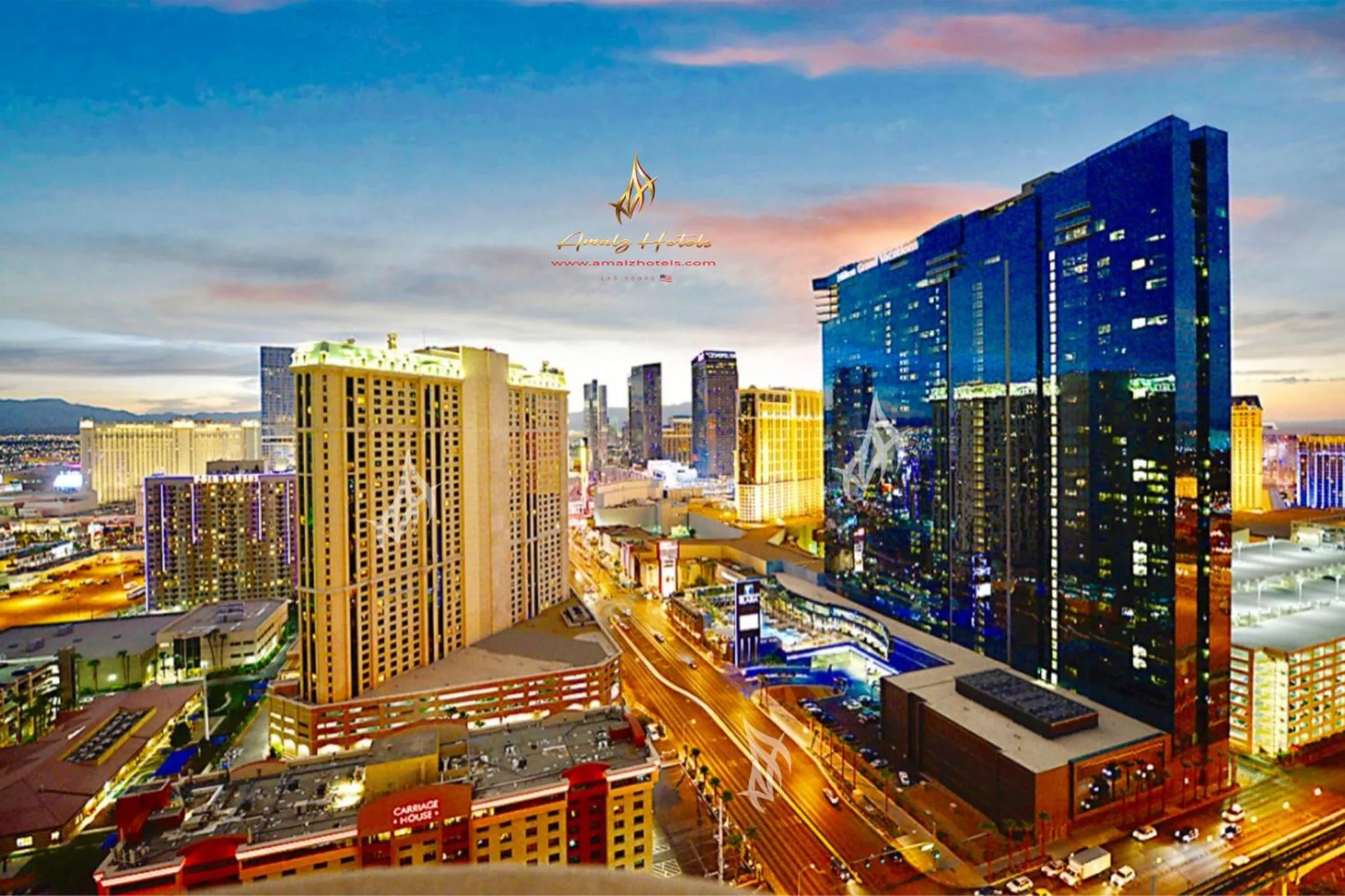 City view in Amalz Balcony Suites at Mgm Signature !