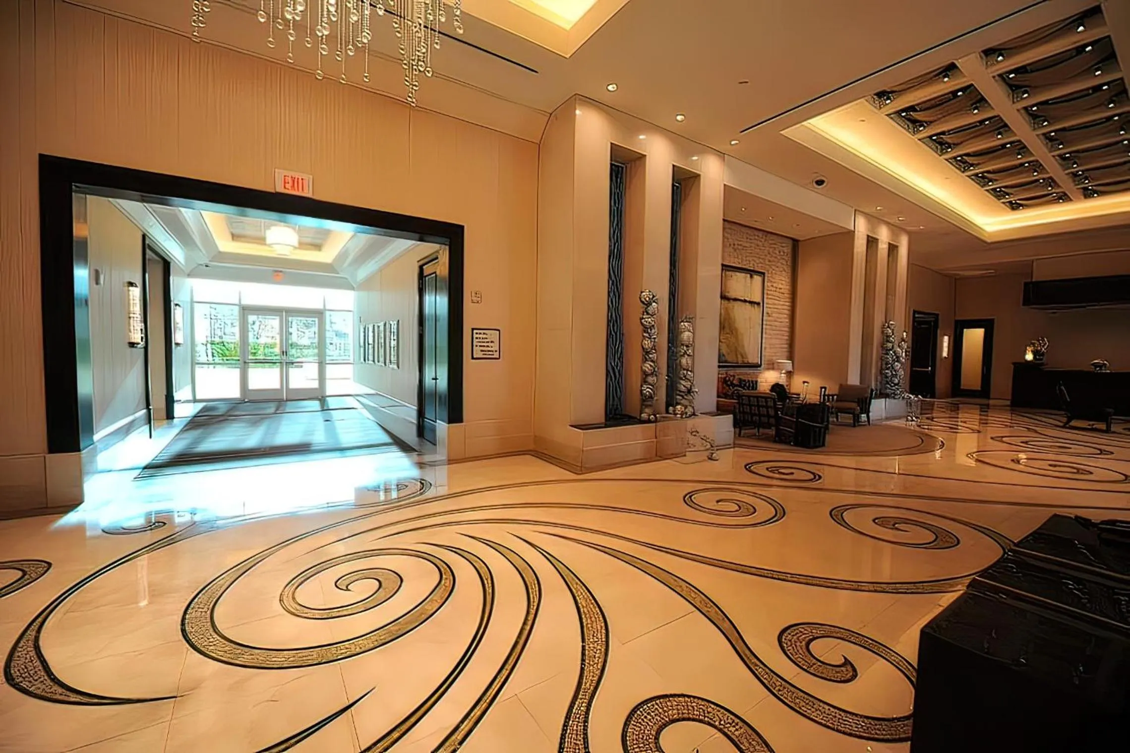 Lobby or reception in Amalz Balcony Suites at Mgm Signature !