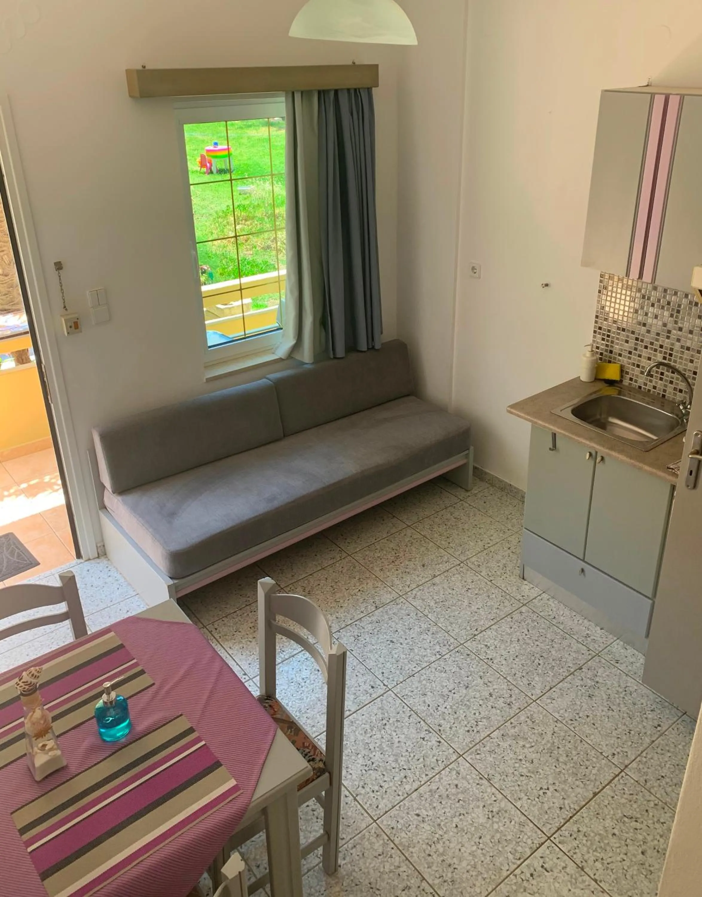 Kitchen or kitchenette in Ermis Suites