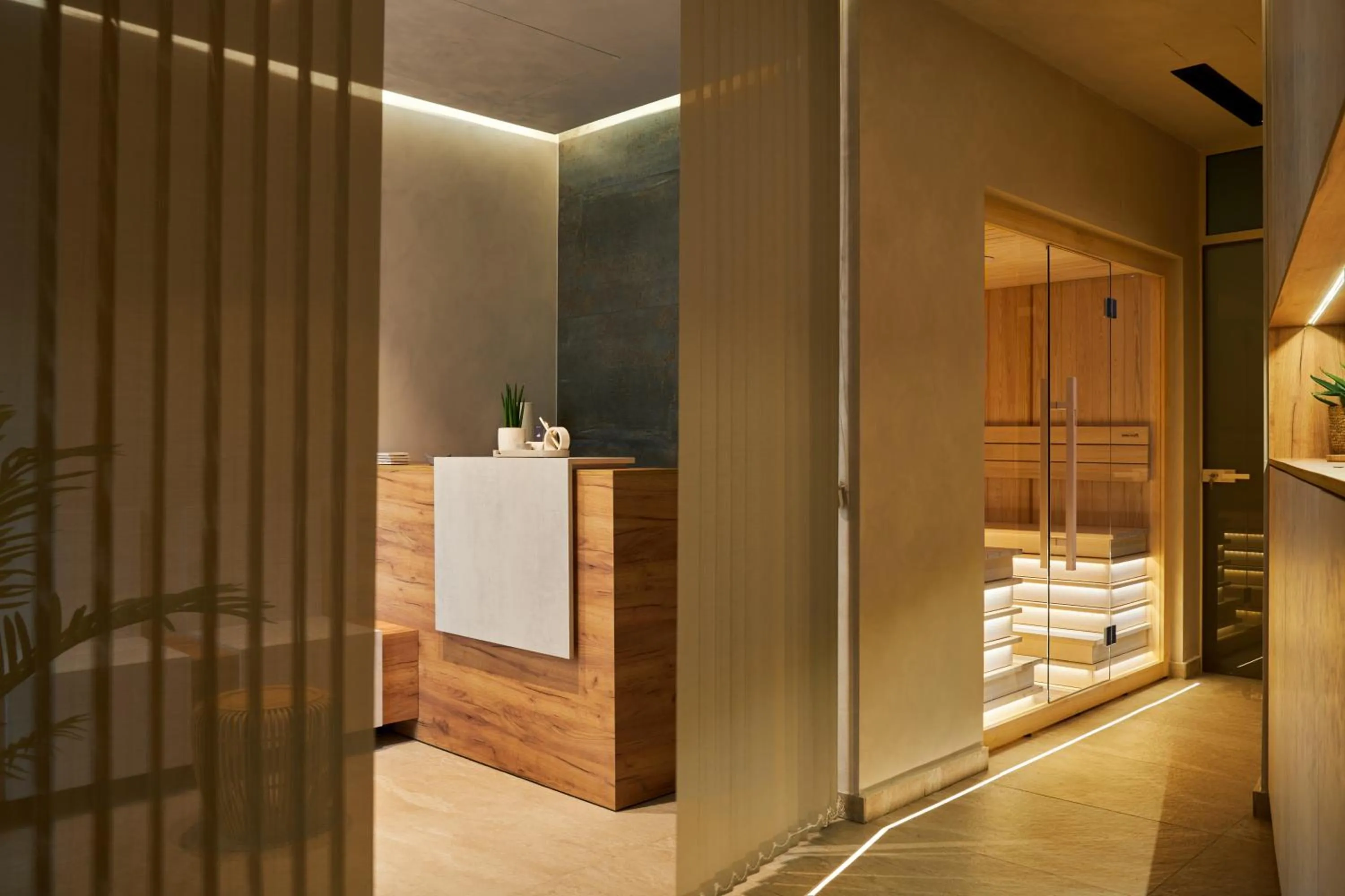 Sauna in Kavos Hotel & Suites