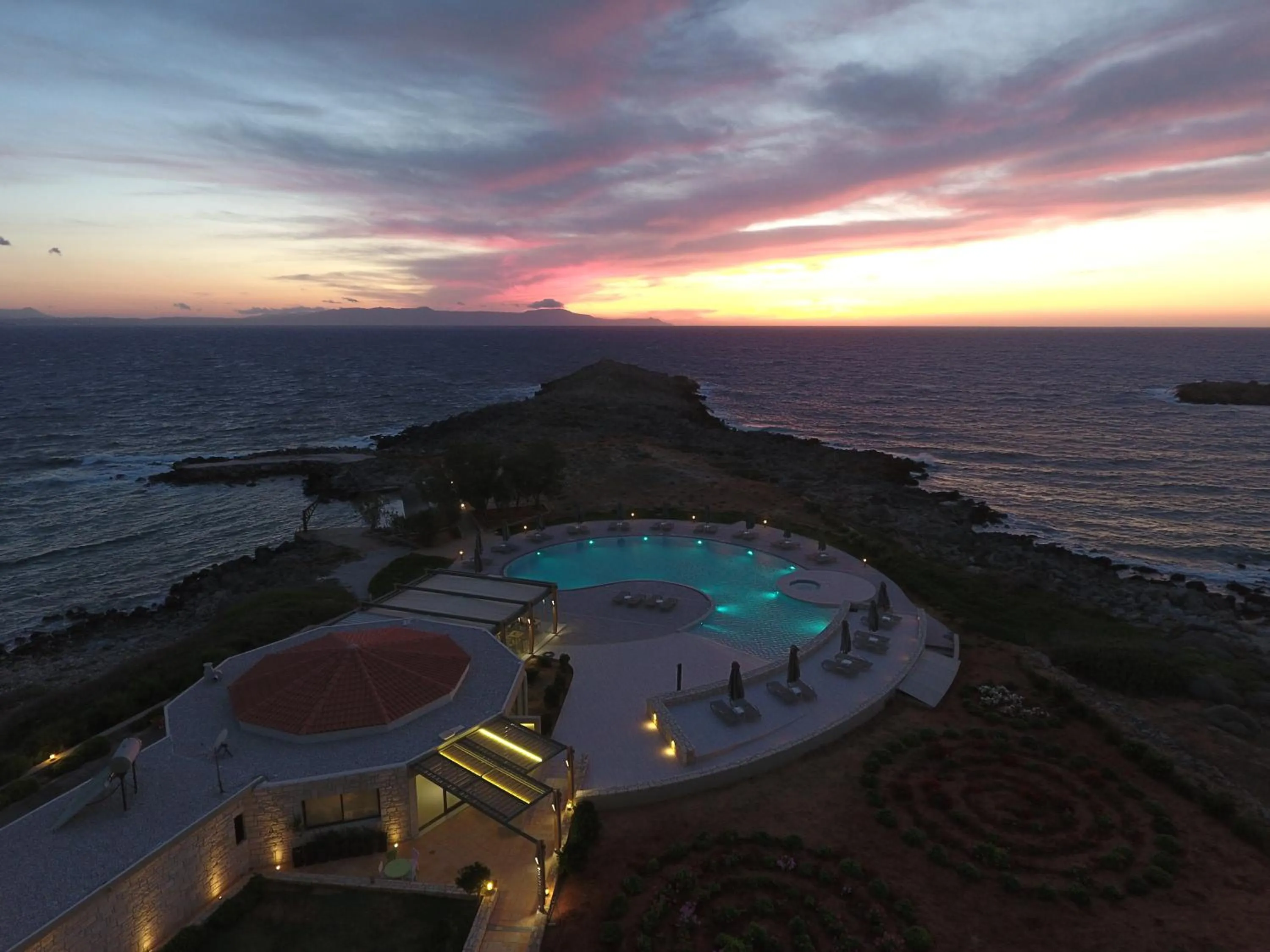 Pool view in Kavos Hotel & Suites