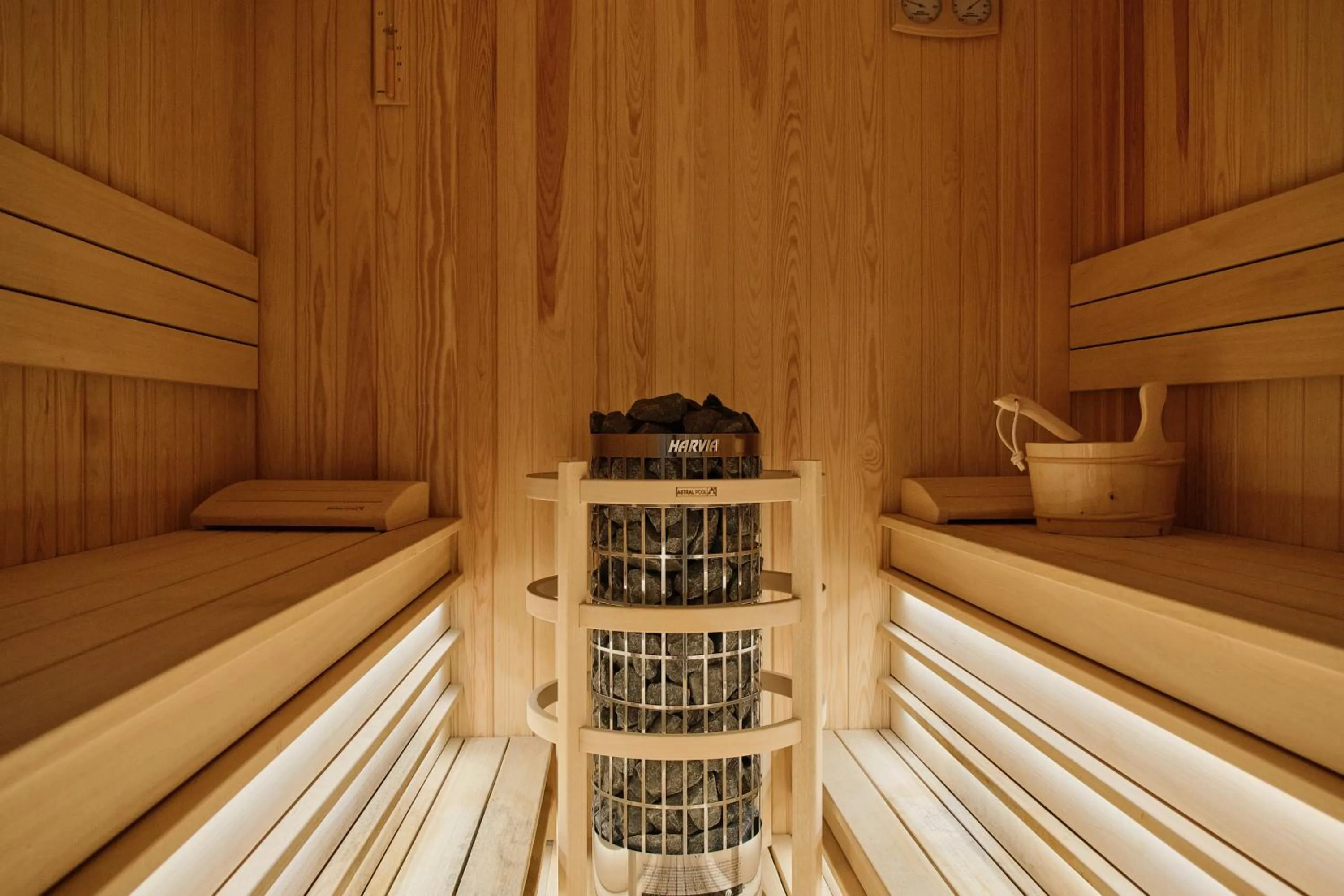 Sauna in Kavos Hotel & Suites