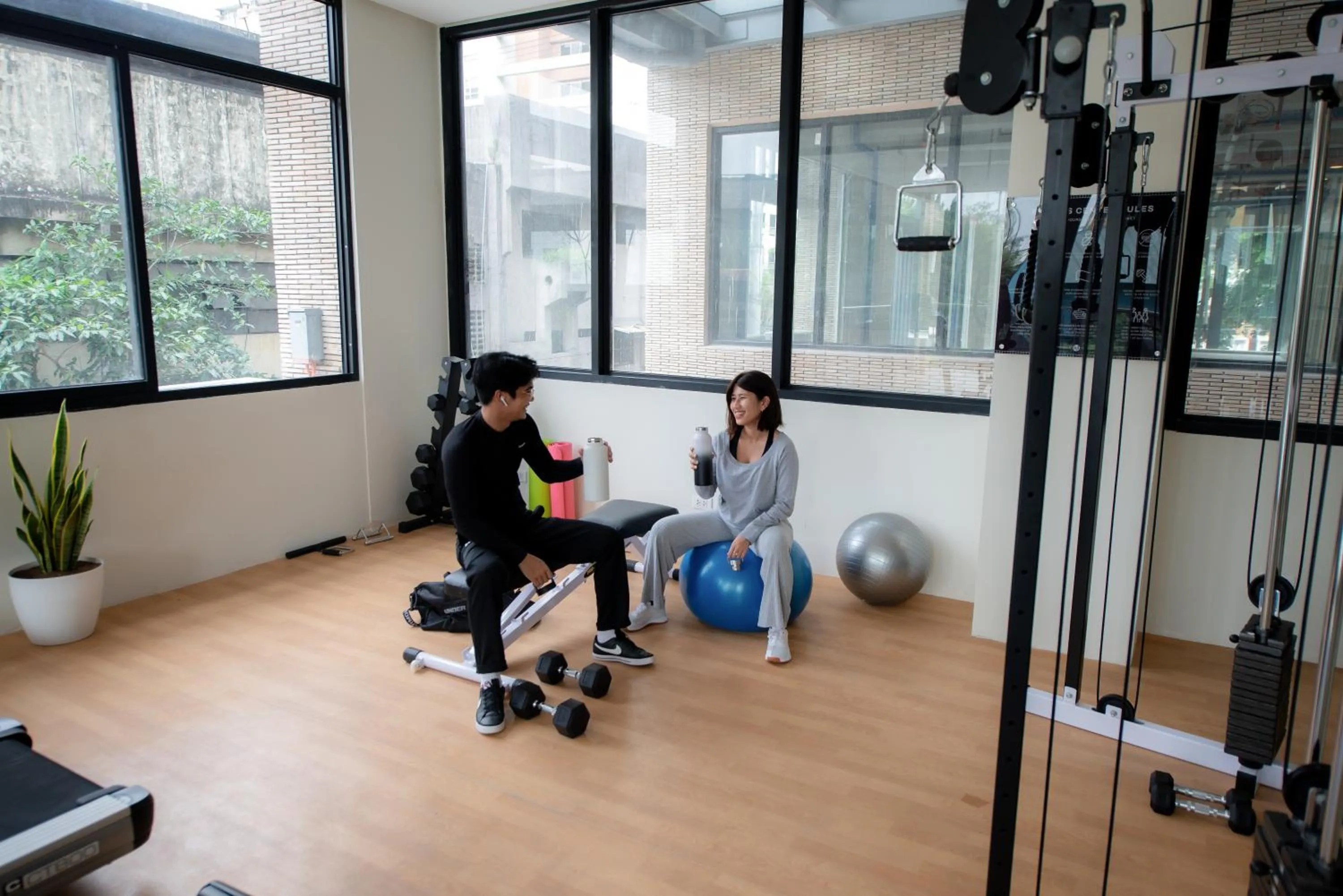 Fitness centre/facilities in The Grid Co-Living Managed by HII