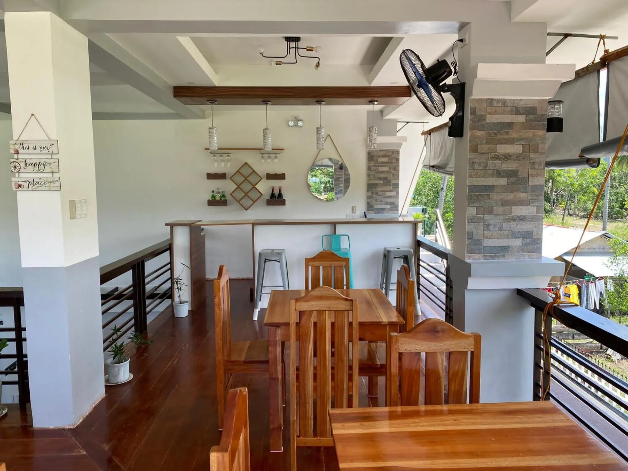 Dining area in La Bella Swiss Inn