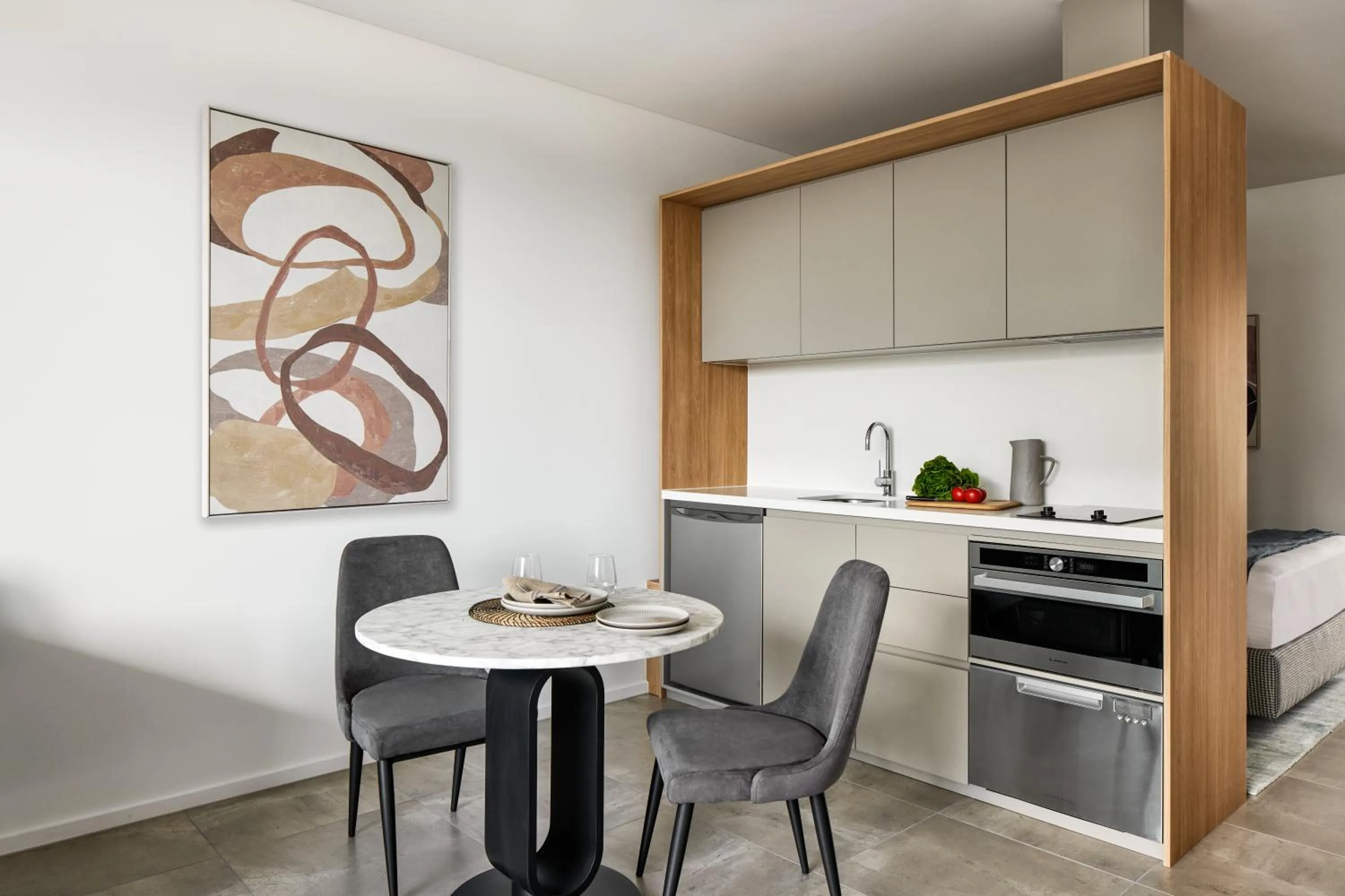 Kitchen or kitchenette in Punthill Parramatta