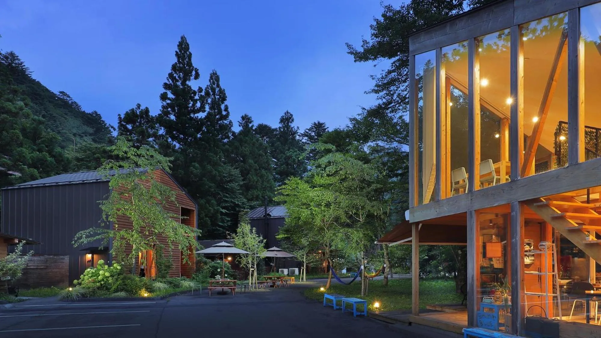 Property building in Onsen Glamping ShimaBlue