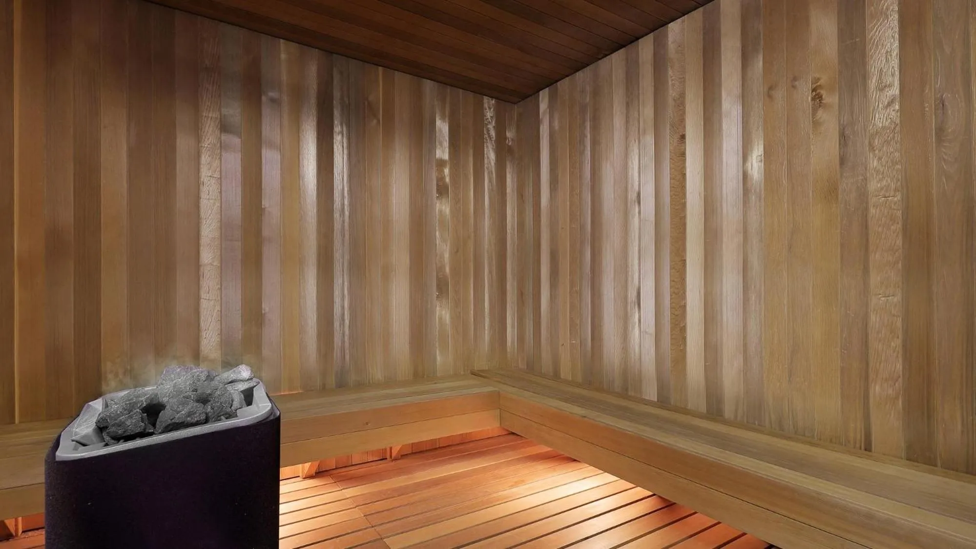 Sauna in Onsen Glamping ShimaBlue