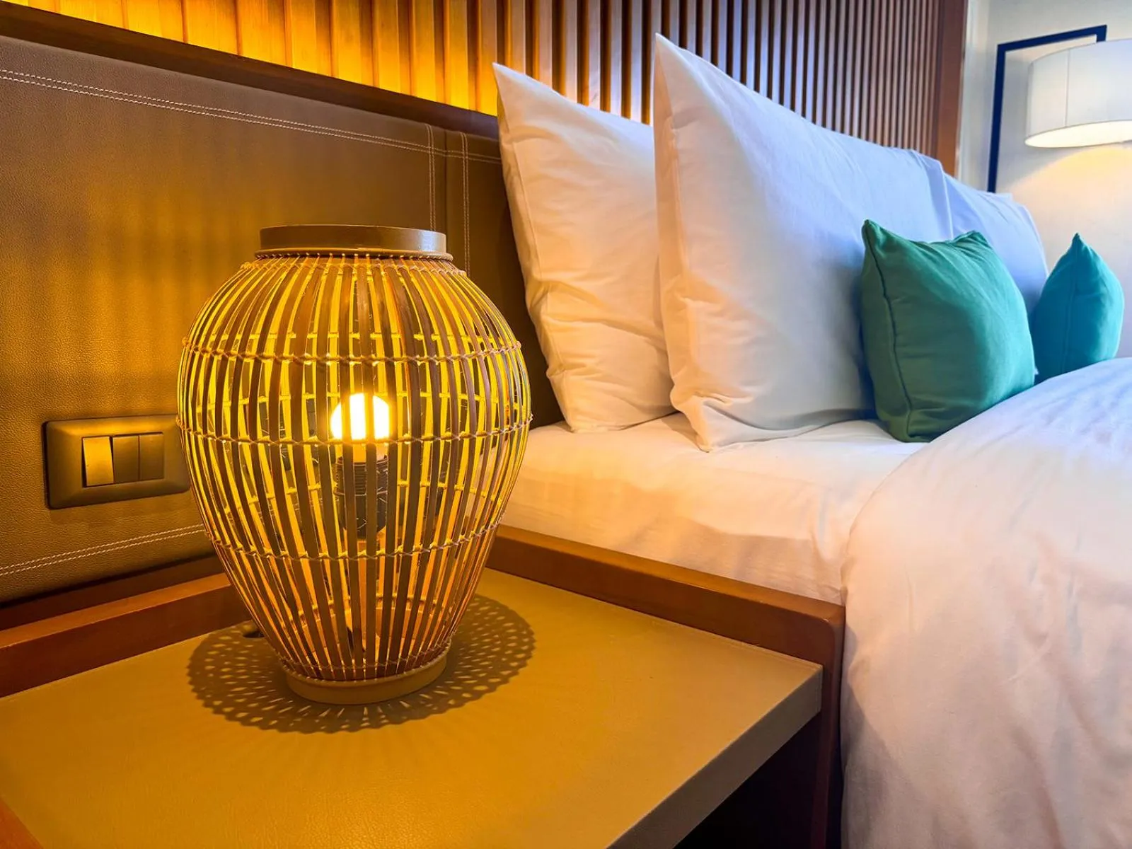 Bed in Cebu One Tectona Resort Hotel