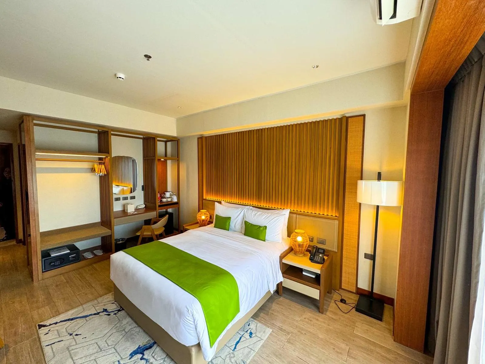 Bed in Cebu One Tectona Resort Hotel