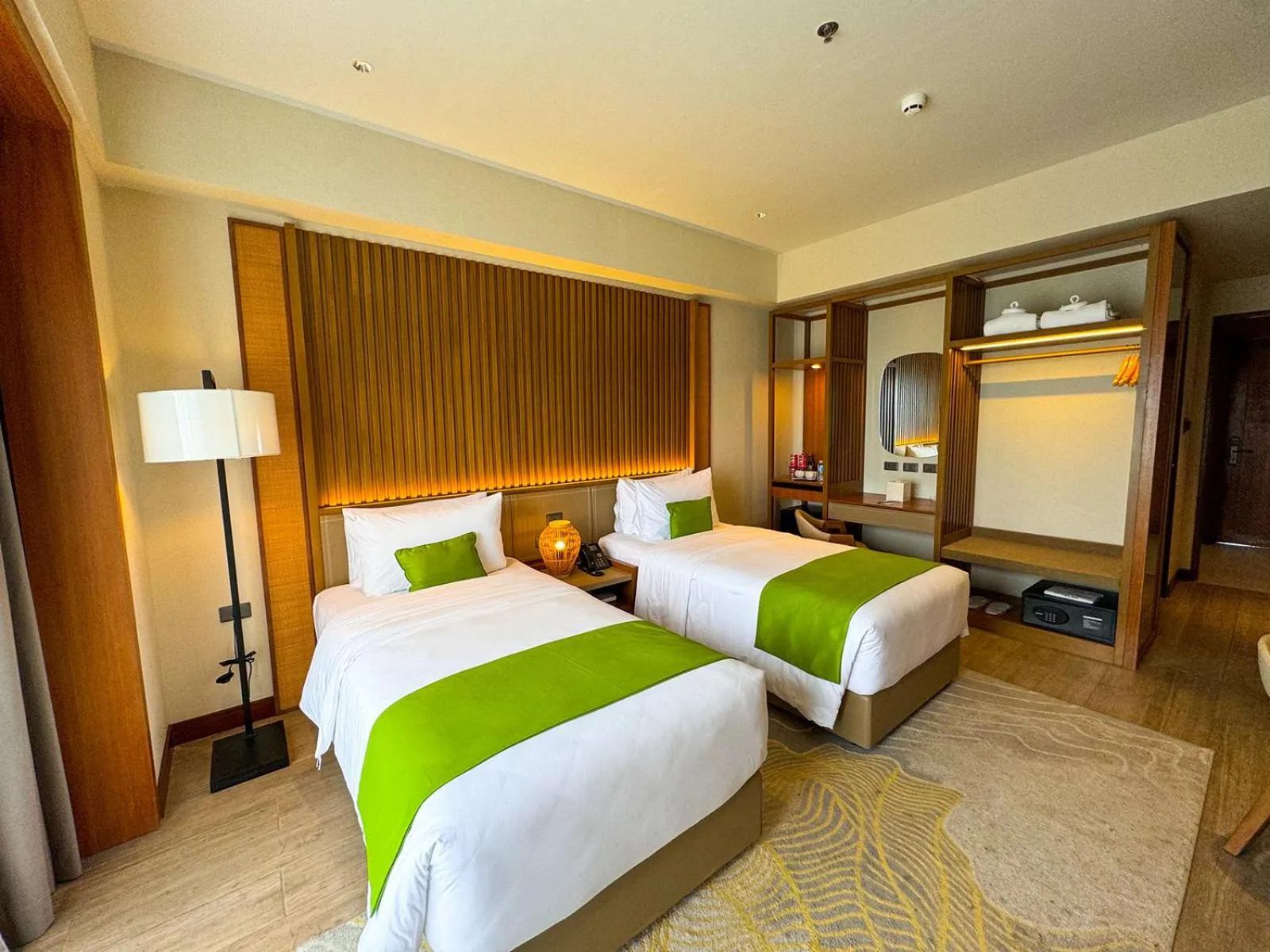 Bed in Cebu One Tectona Resort Hotel