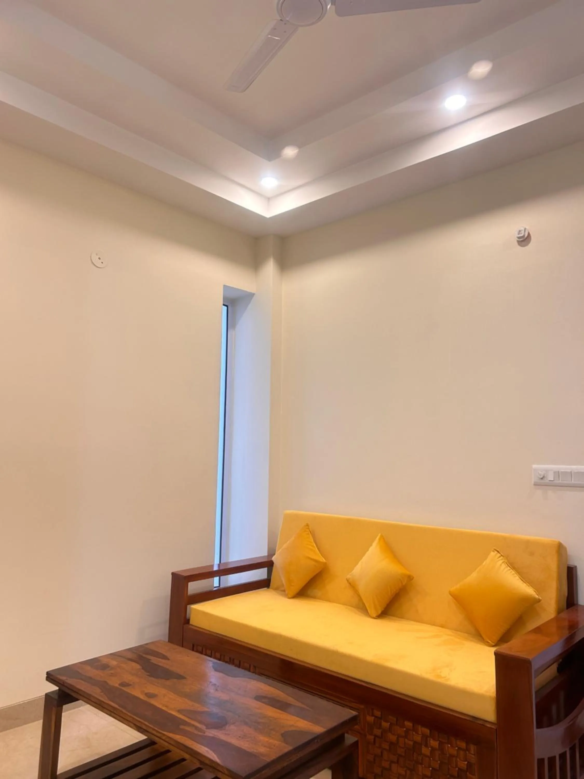 Living room in Lime Tree 1BHK Serviced Apartment - Medanta Medicity, Gurgaon