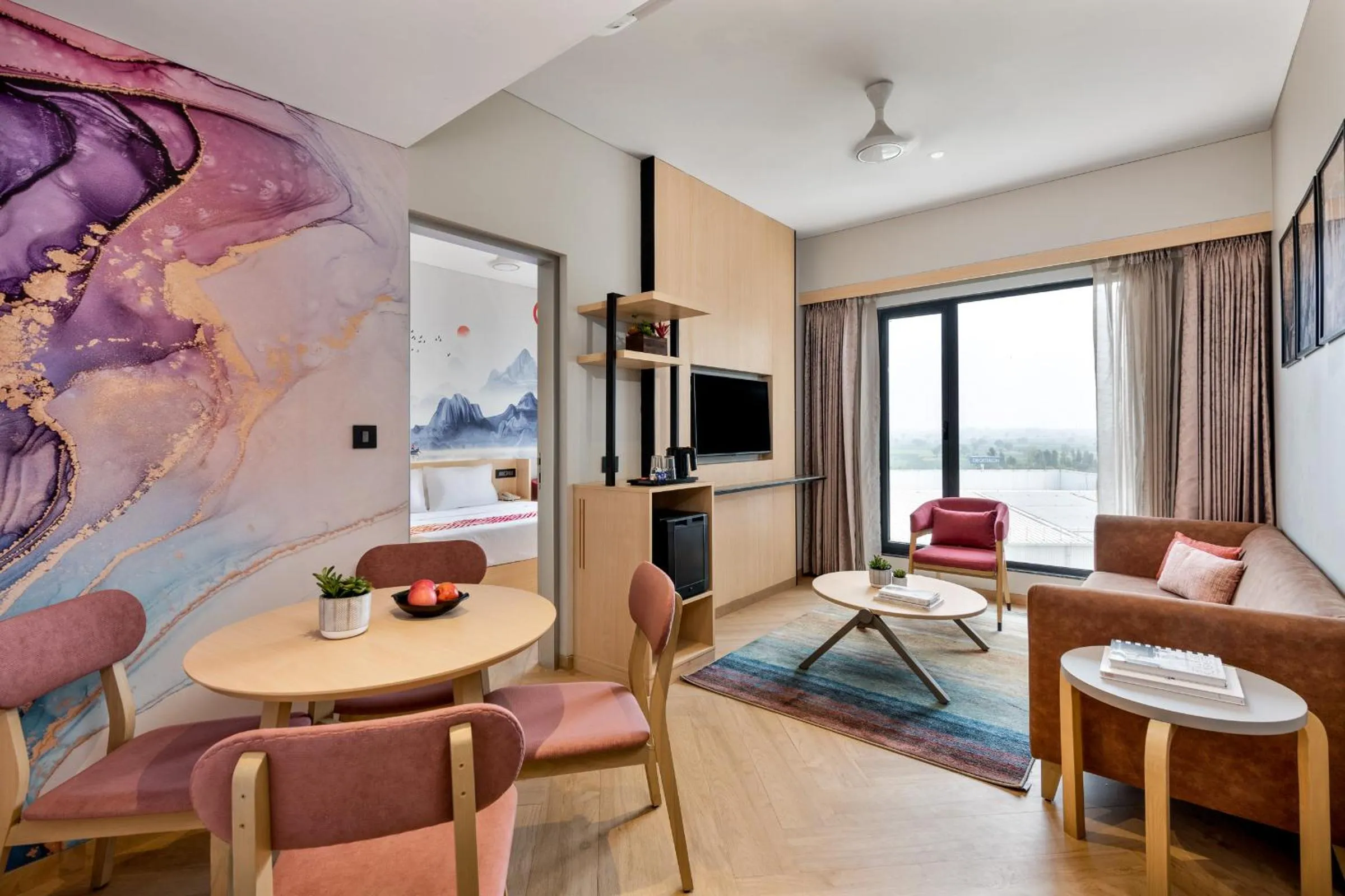 Living room in Ginger Chandigarh, Zirakpur