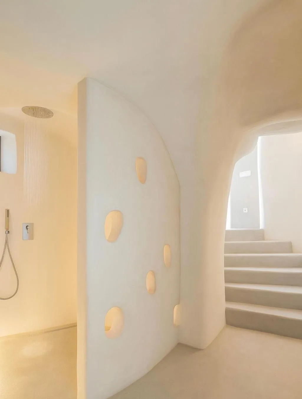 Hot Tub in Chic Hotel Santorini