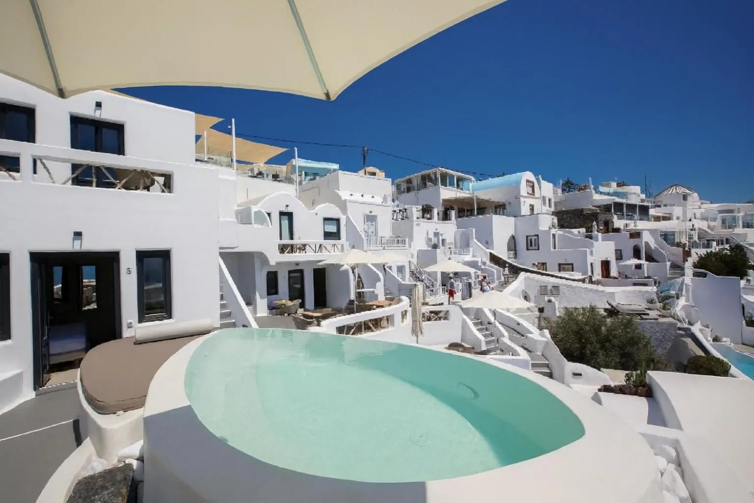 Balcony/Terrace in Chic Hotel Santorini