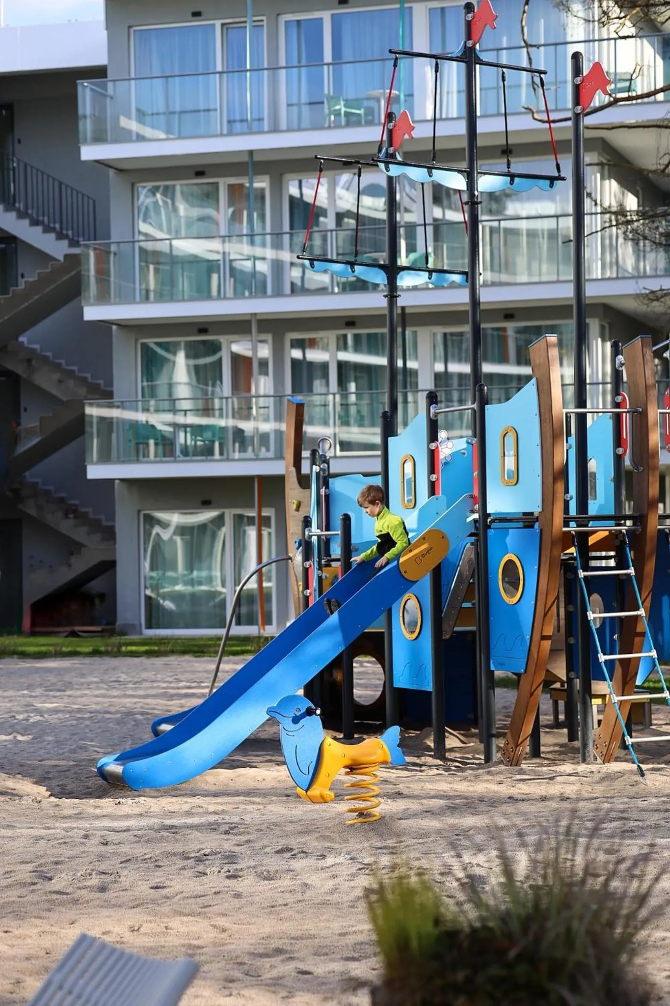Children play ground in Hotel Linea Mare