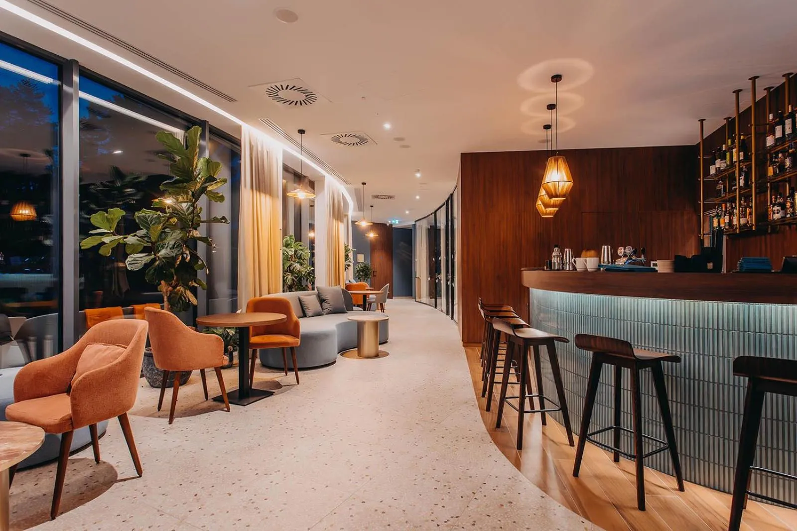 Lounge or bar in Hotel Linea Mare