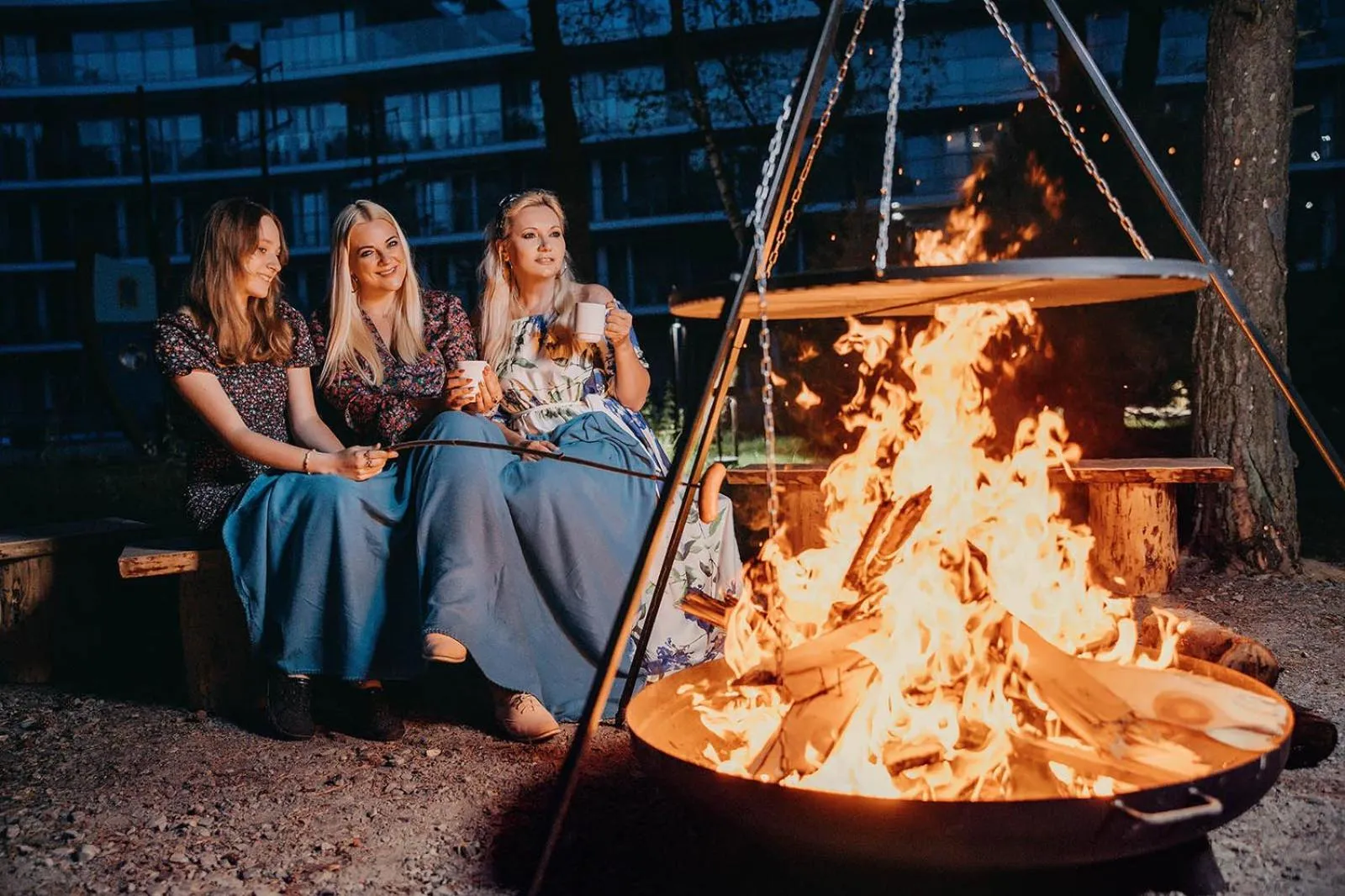 BBQ facilities in Hotel Linea Mare