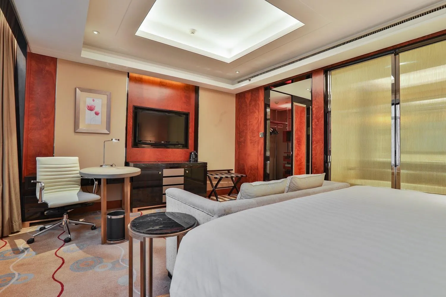 Bedroom, Bed in Changzhou Yuanzhou Hotel