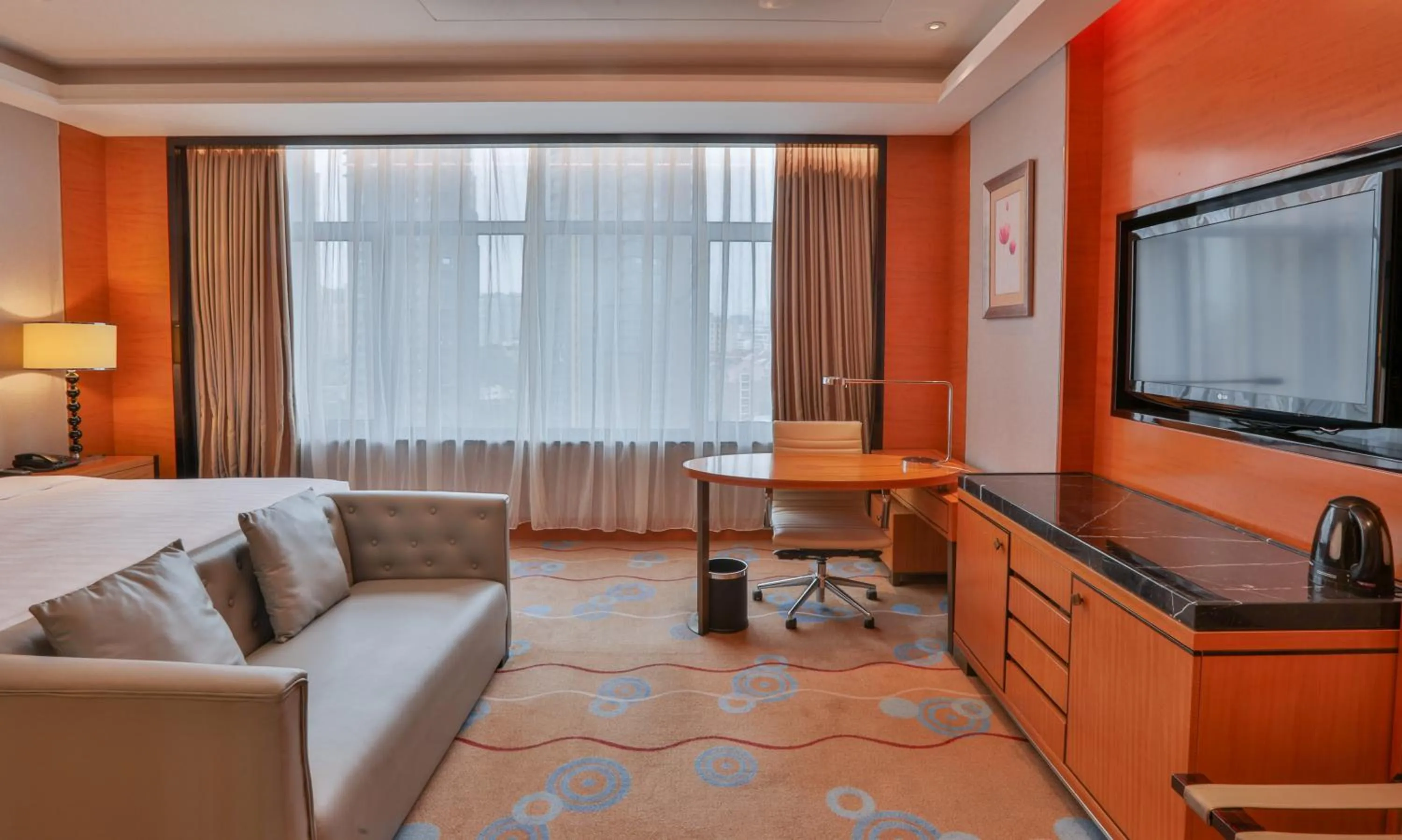 Bedroom, Bed in Changzhou Yuanzhou Hotel