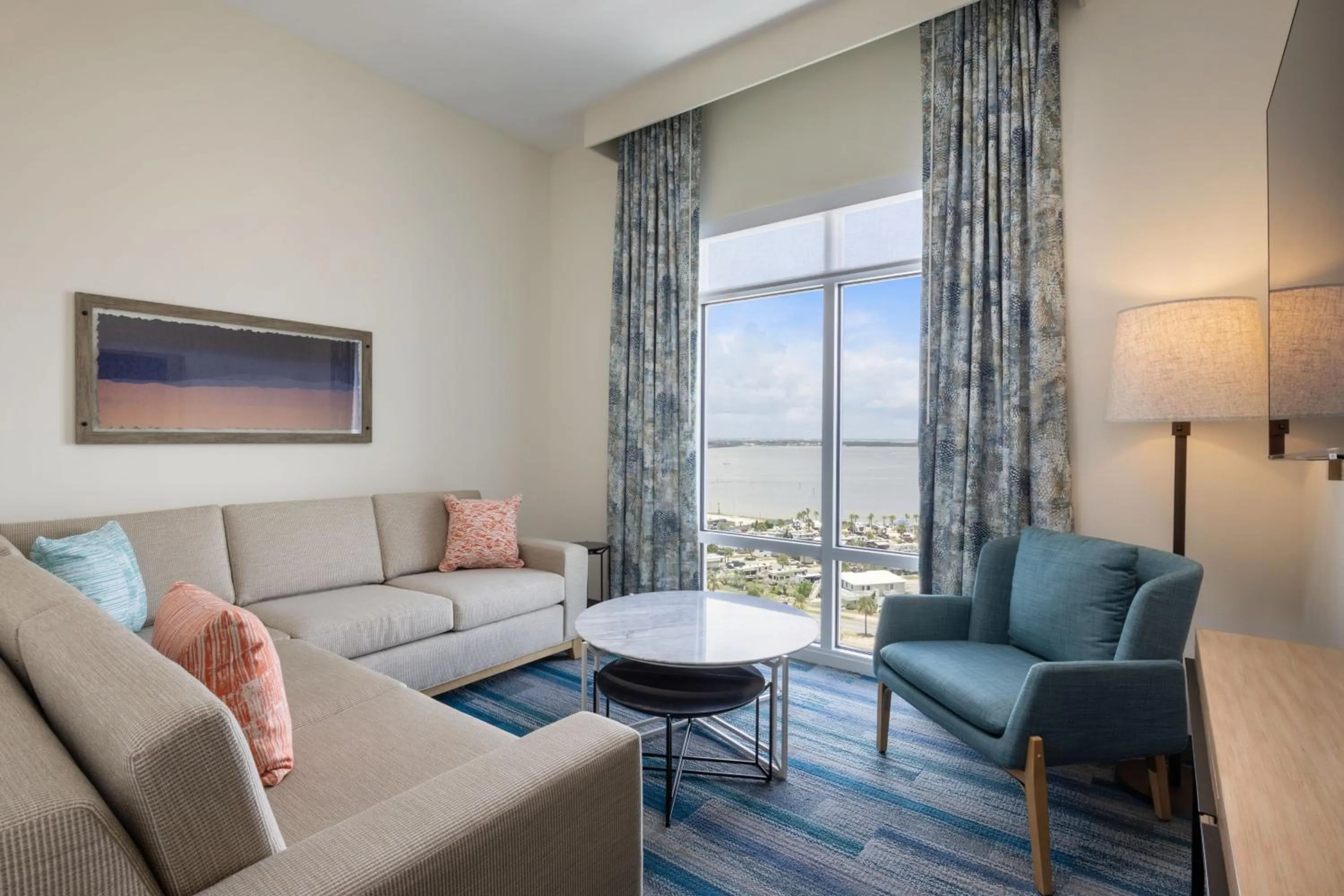 Living room in Fairfield by Marriott Inn & Suites Pensacola Beach