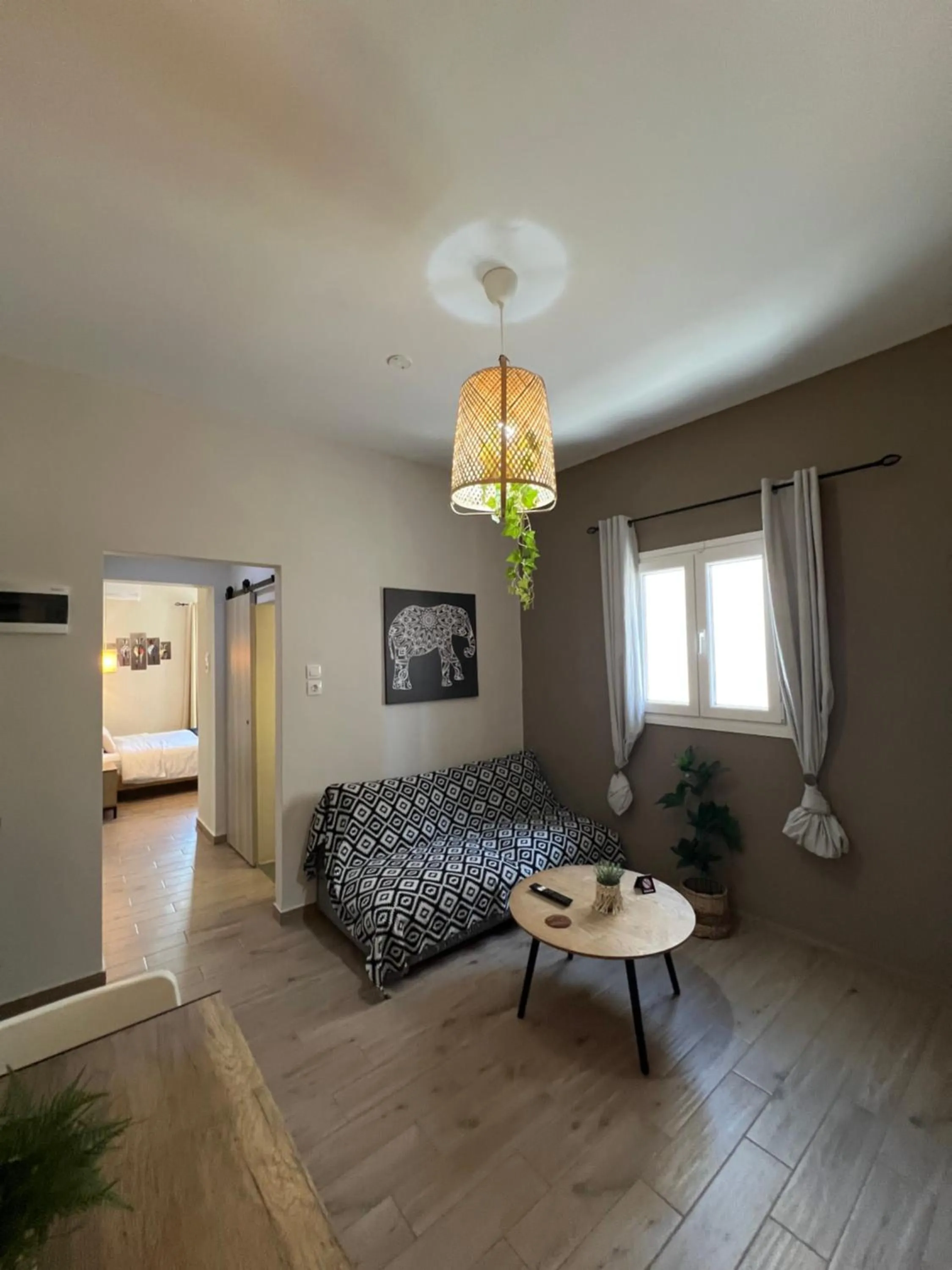 Living room in Elefsinian Mysteries Apartments