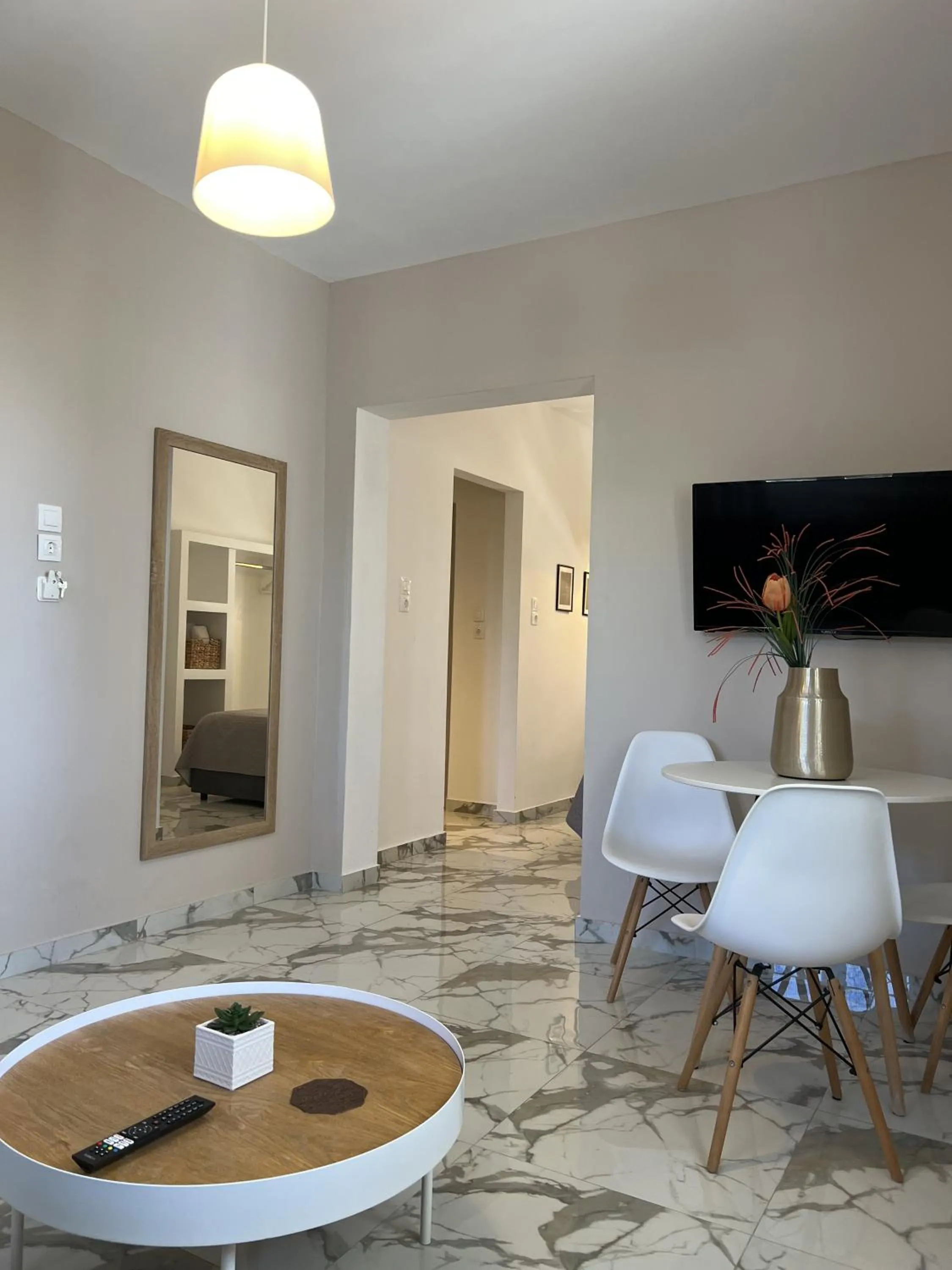 Living room in Elefsinian Mysteries Apartments