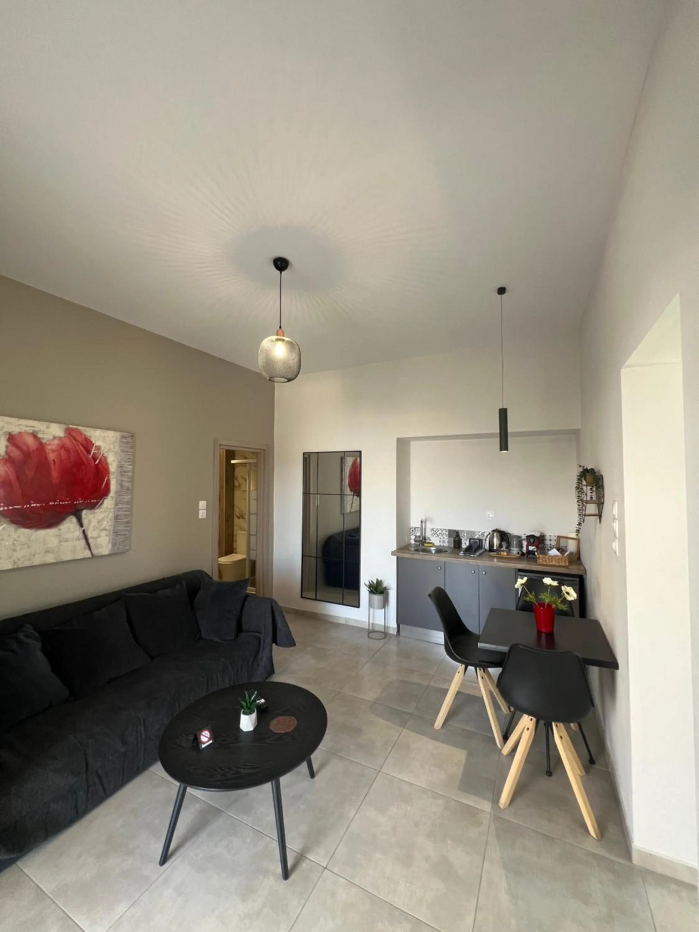 Living room in Elefsinian Mysteries Apartments