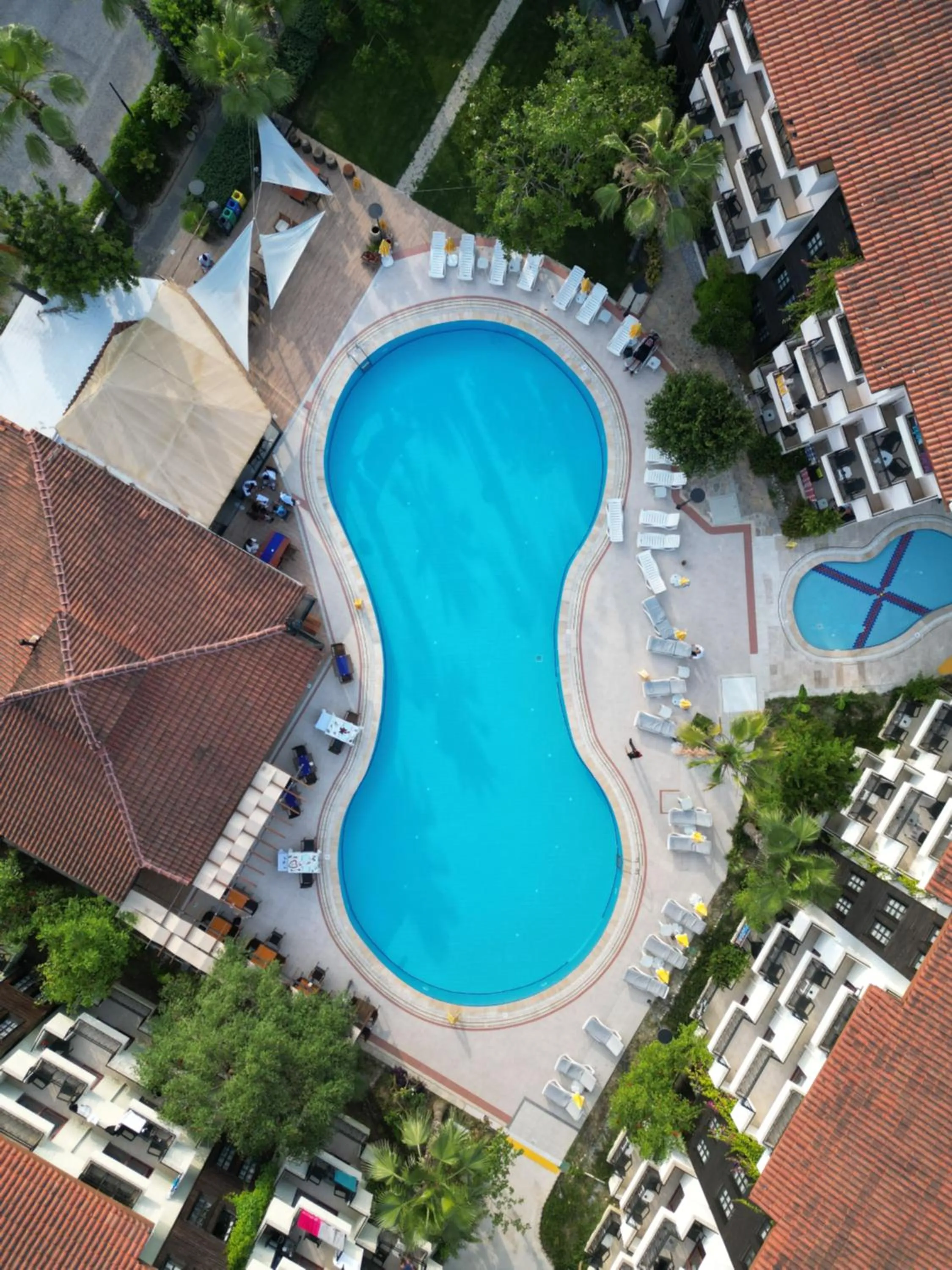 Pool view in LEMAS SUITE HOTEL