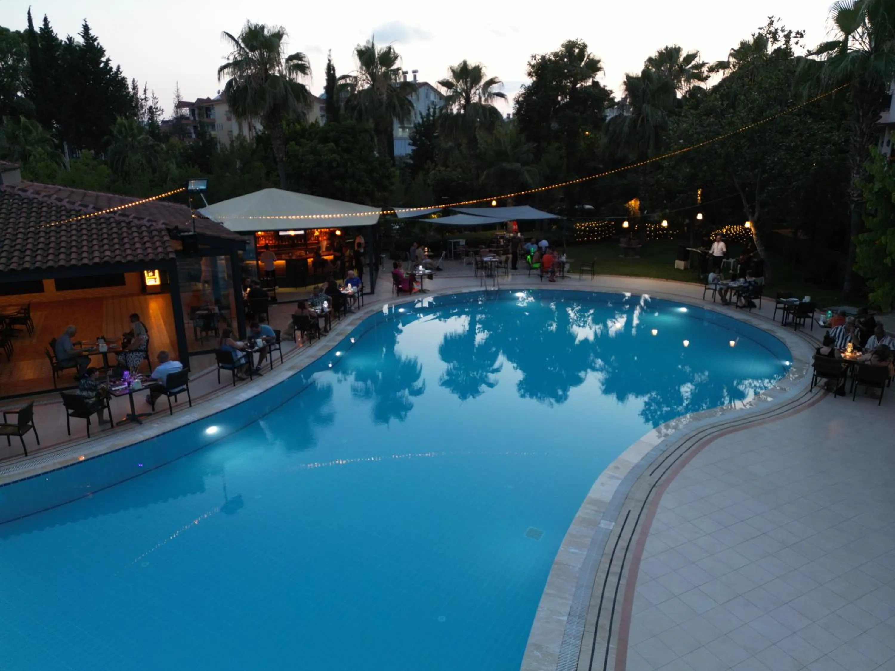 Pool view in LEMAS SUITE HOTEL