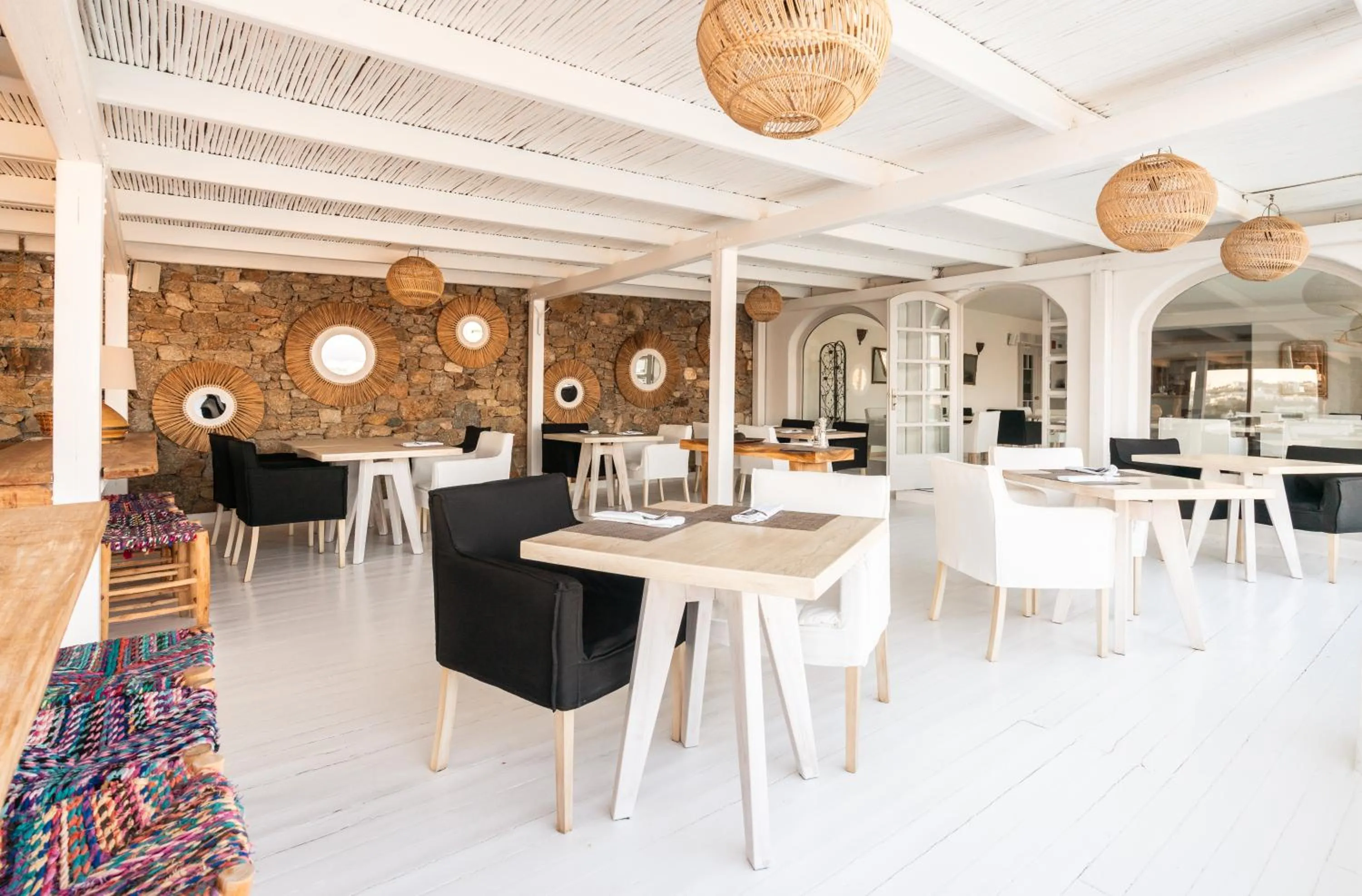 Restaurant/places to eat in Tharroe of Mykonos Boutique Hotel