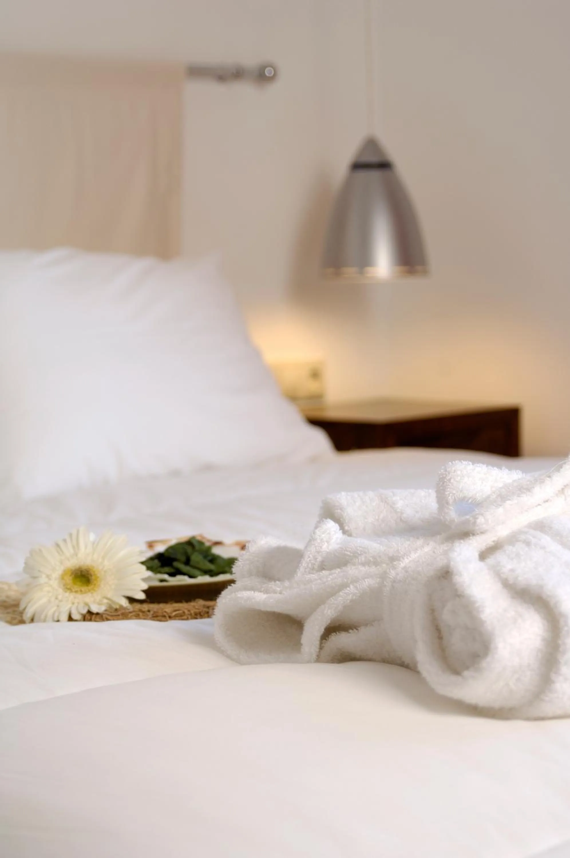 Bed in Tharroe of Mykonos Boutique Hotel