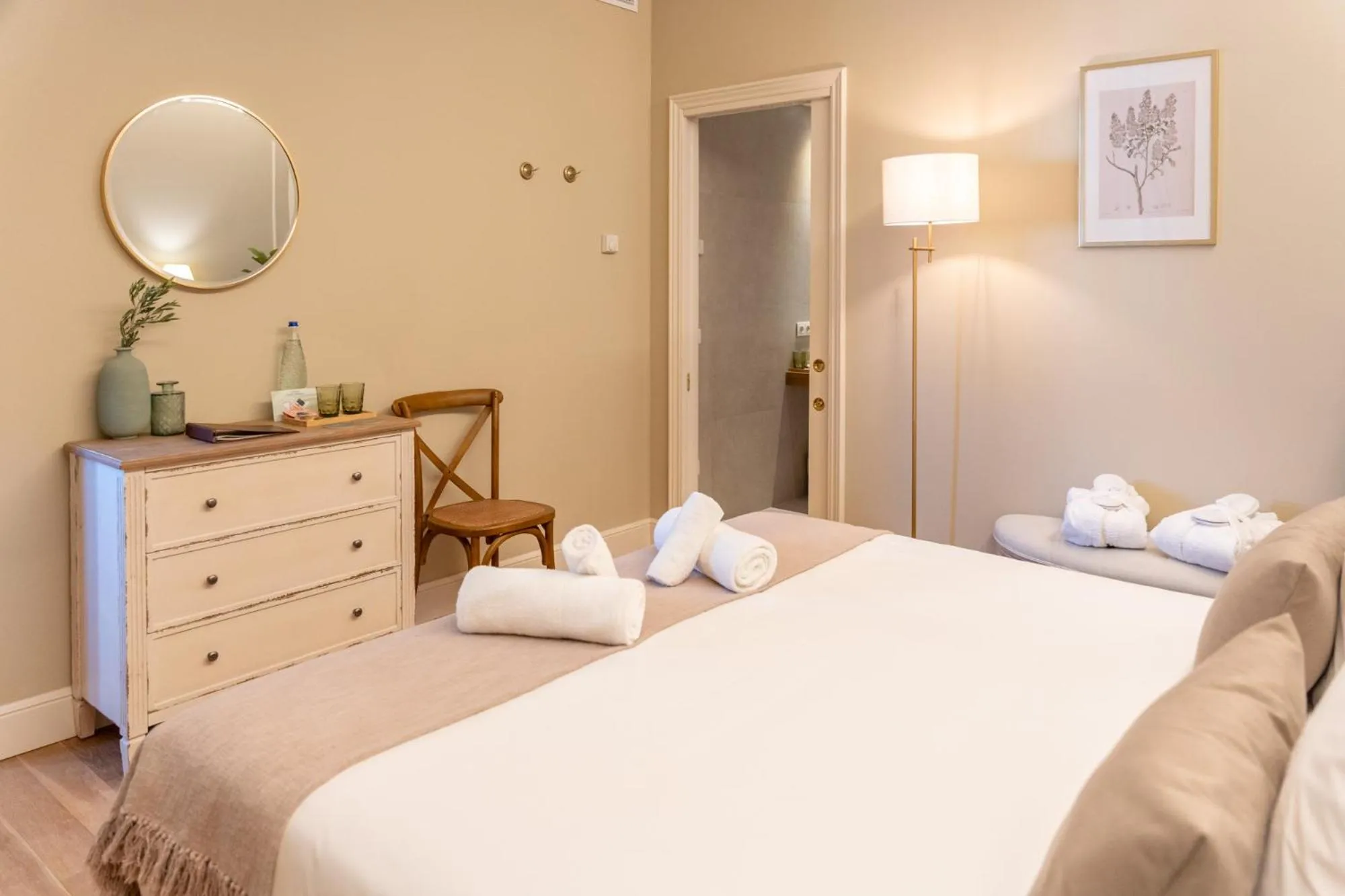 Bed in Hotel Font de la Canya