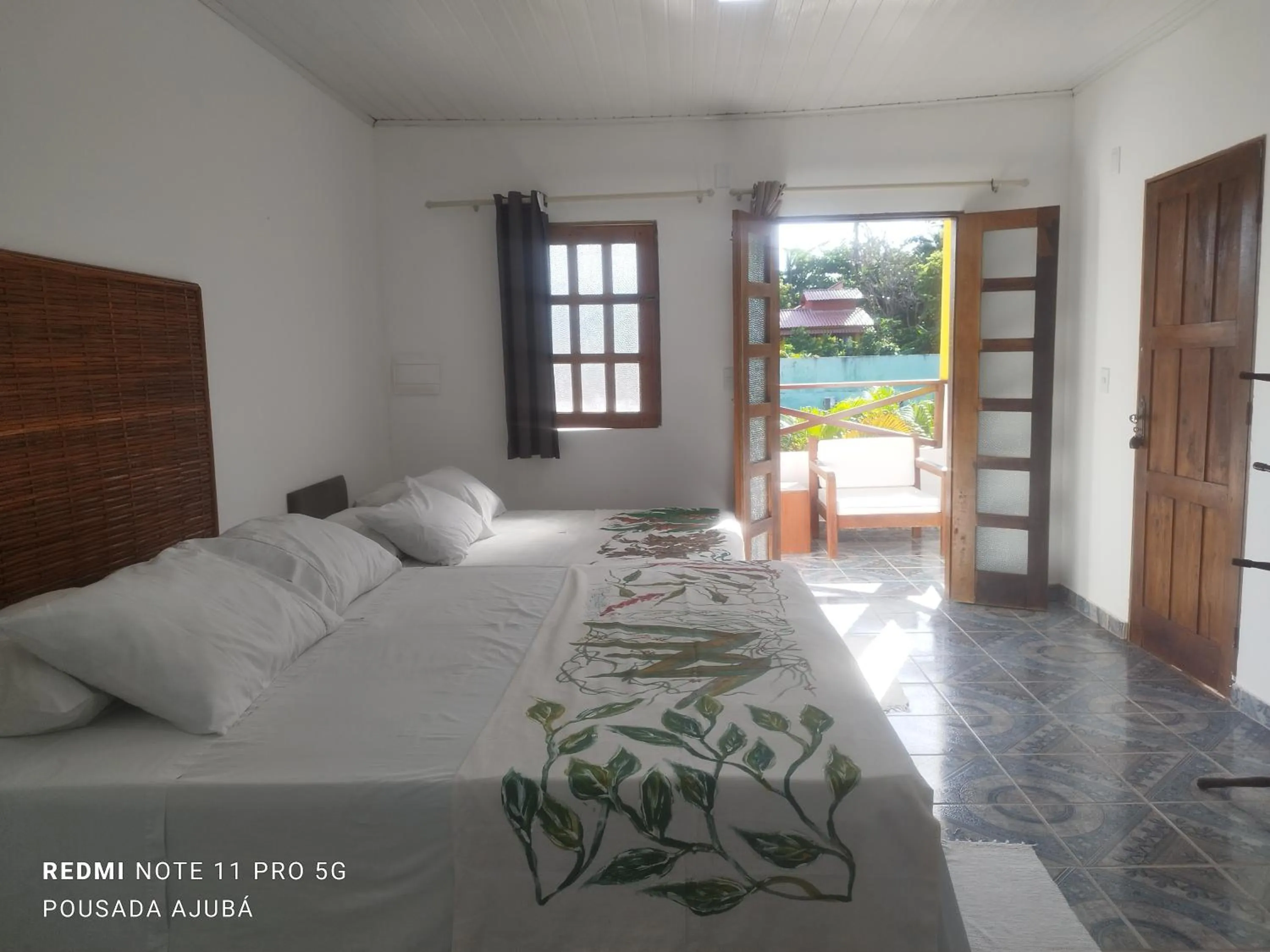 Bed in Ajubá Pousada