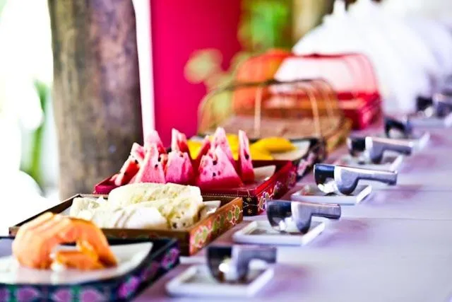 Buffet breakfast in Ajubá Pousada