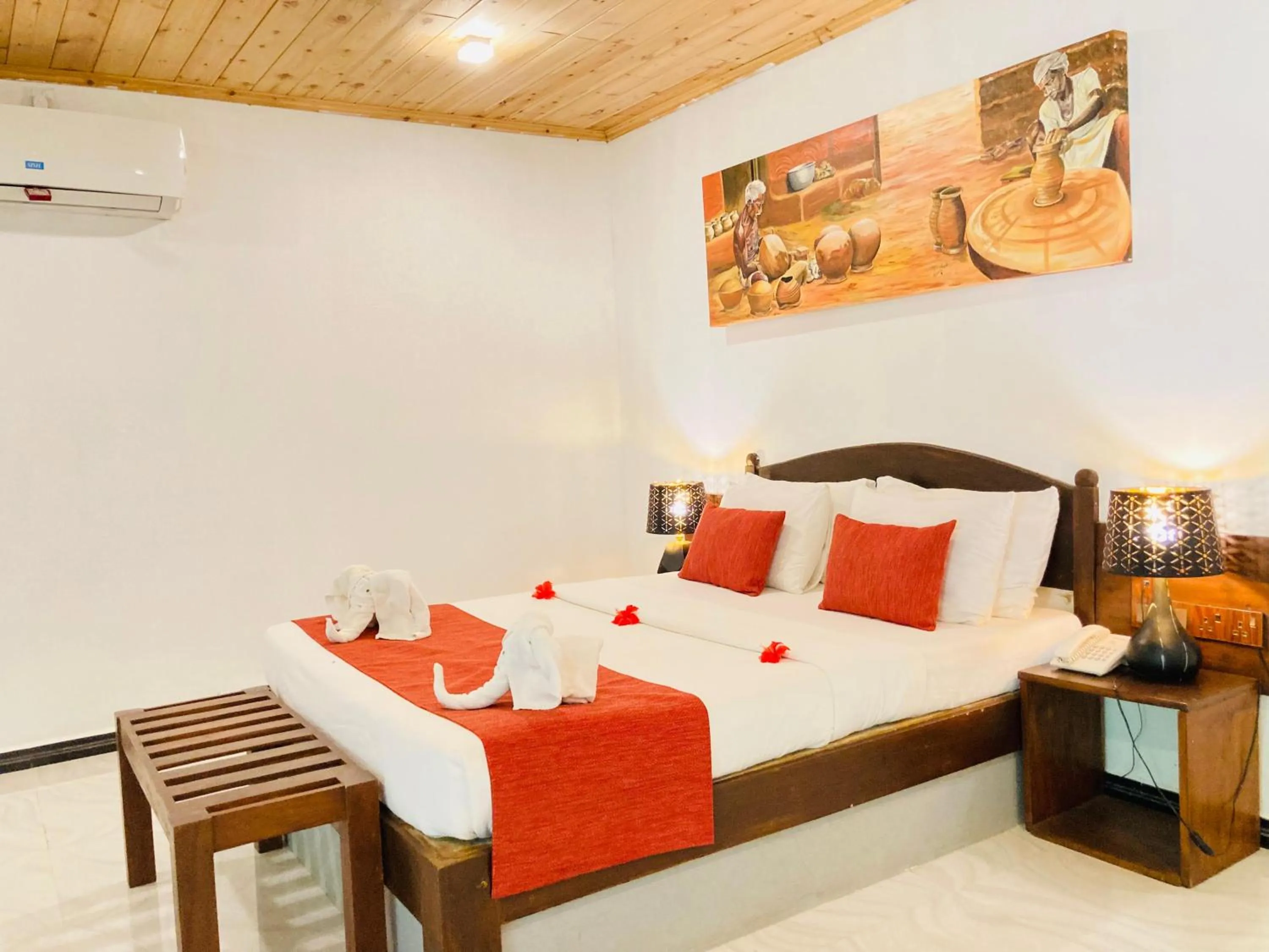 Bedroom, Bed in Naturaliza Sigiriya